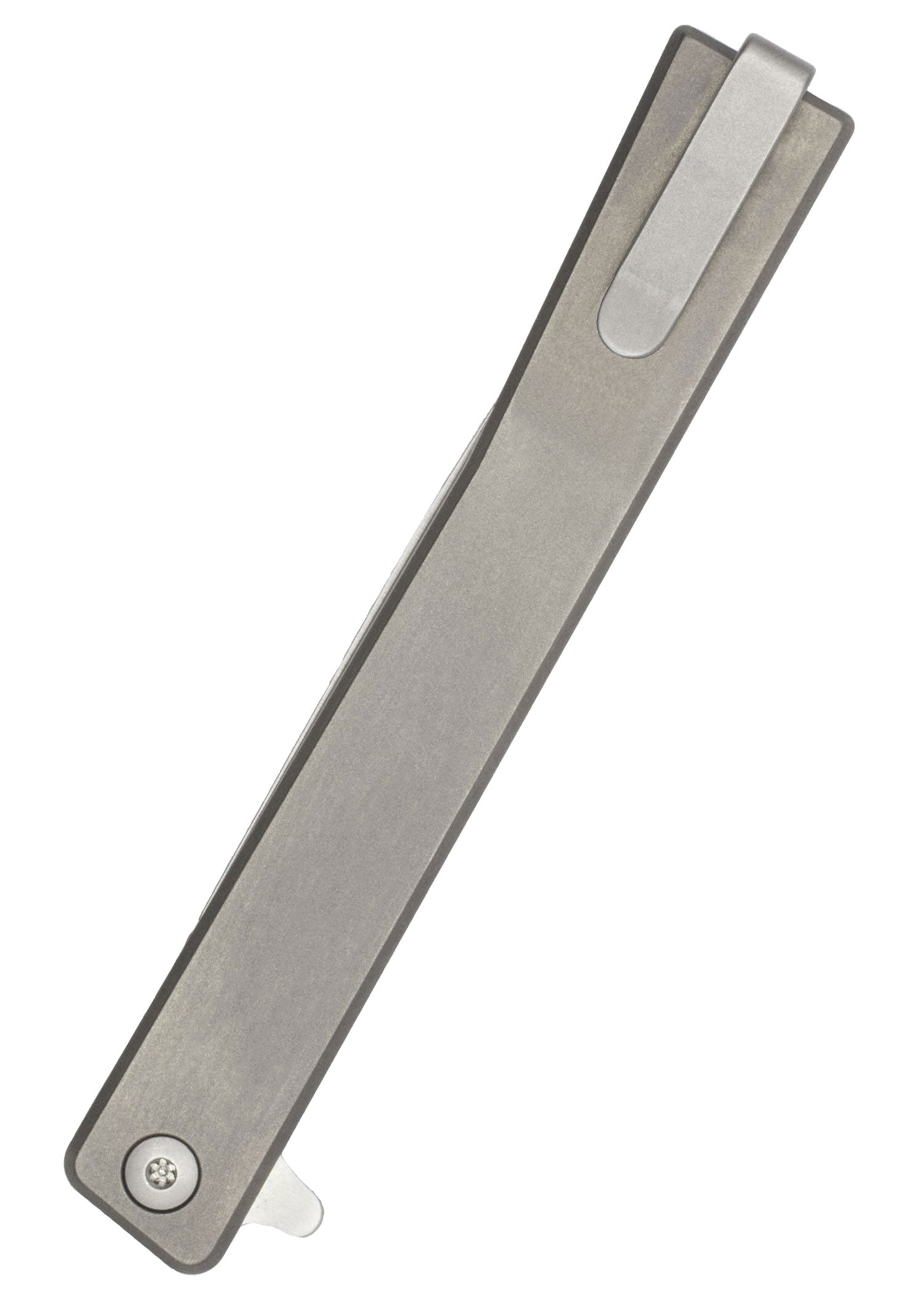 Imagen única de: Navaja De Bolsillo Solstice, Titanio, Acabado Satinado, Ocaso Cuchillos