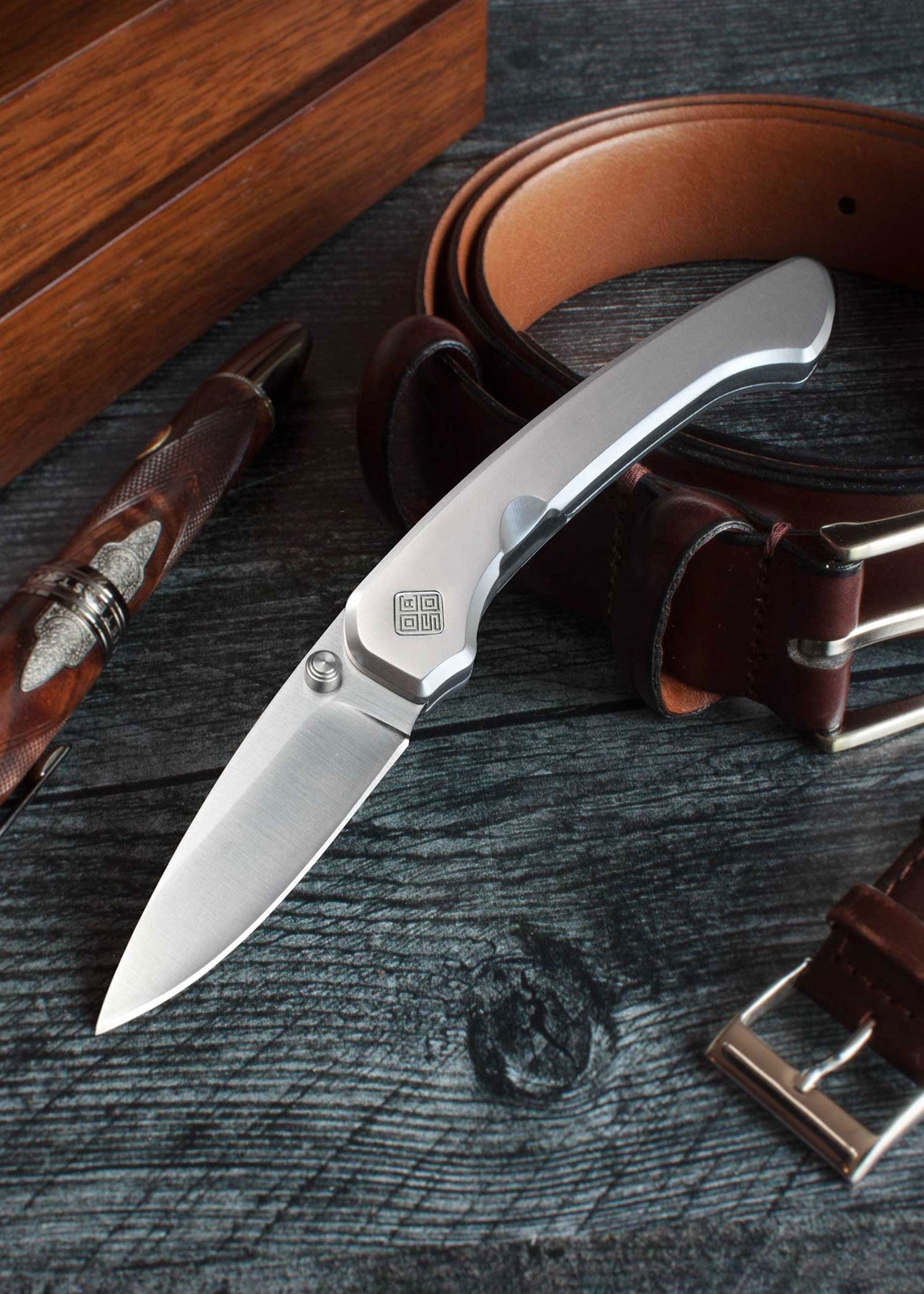 Imagen única de: Navaja Seaton Mini, Plateada, Ocaso Cuchillos