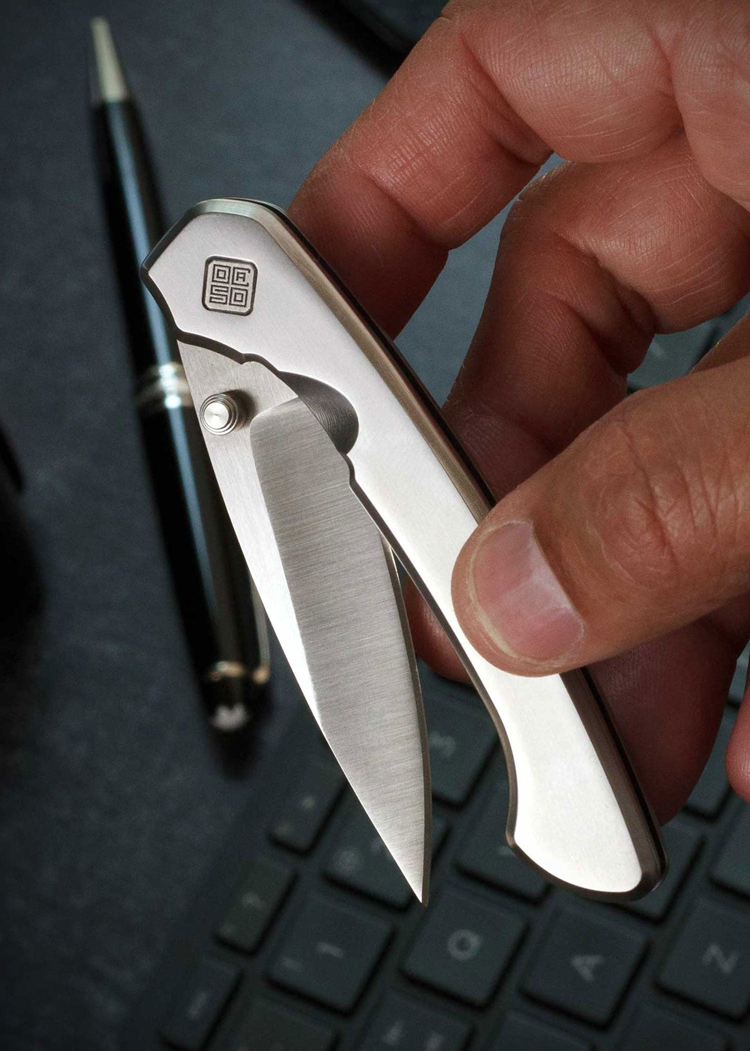 Imagen única de: Navaja Seaton Mini, Plateada, Ocaso Cuchillos