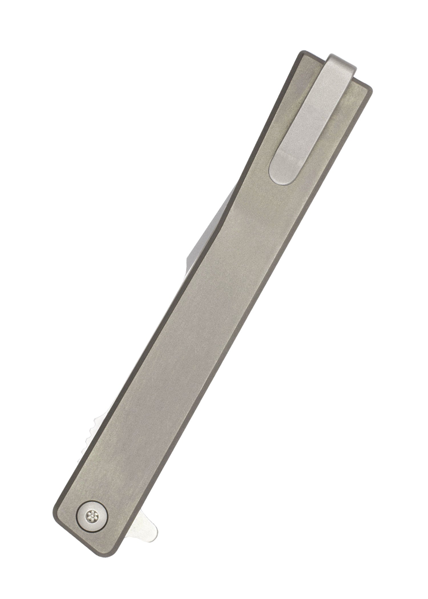 Imagen única de: Navaja Solstice, Harpoon, Titanio, Acabado Satinado, Cuchillos Ocaso