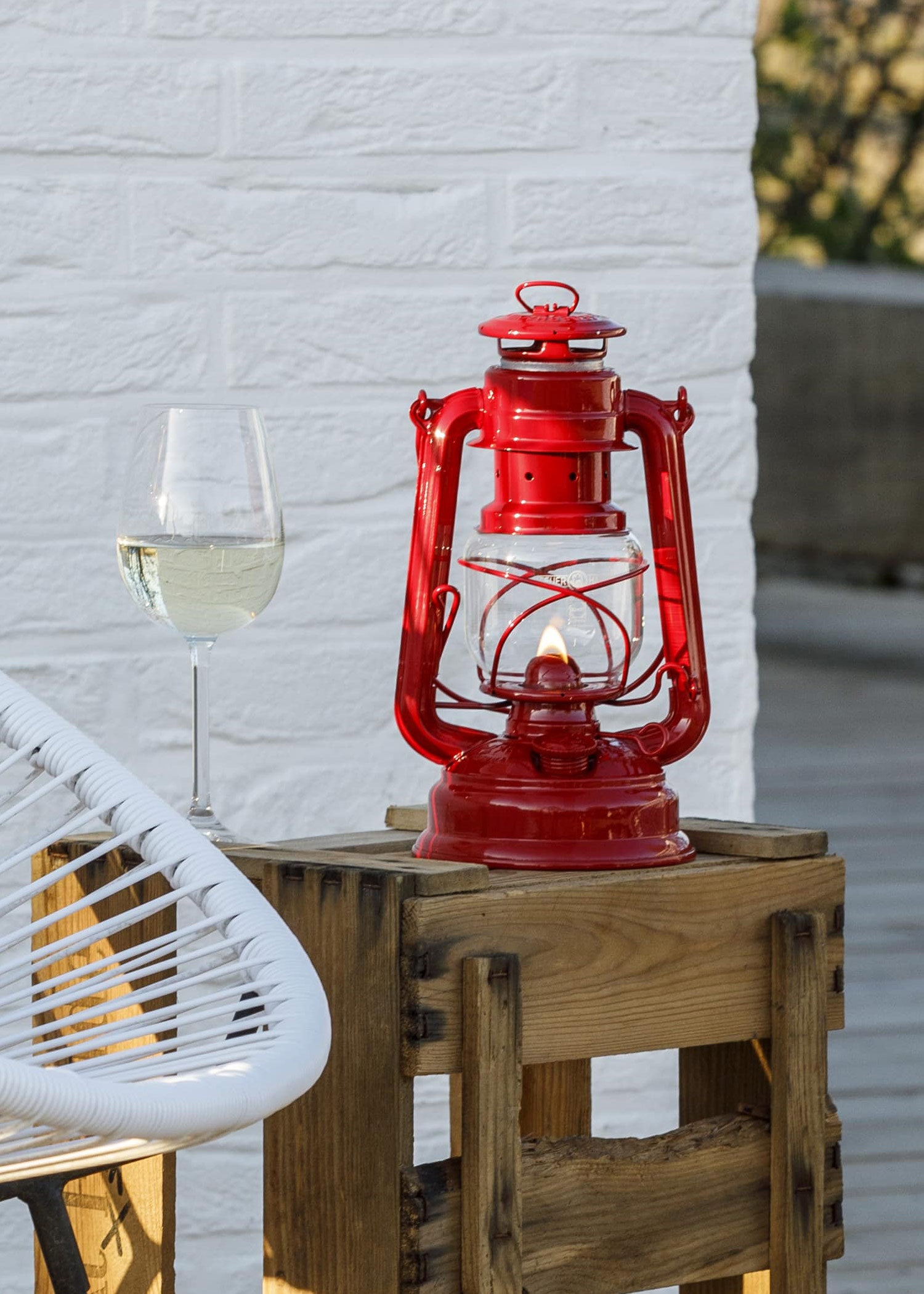 Imagen única de: Linterna De Tormenta Feuerhand 276 Rojo Rubí