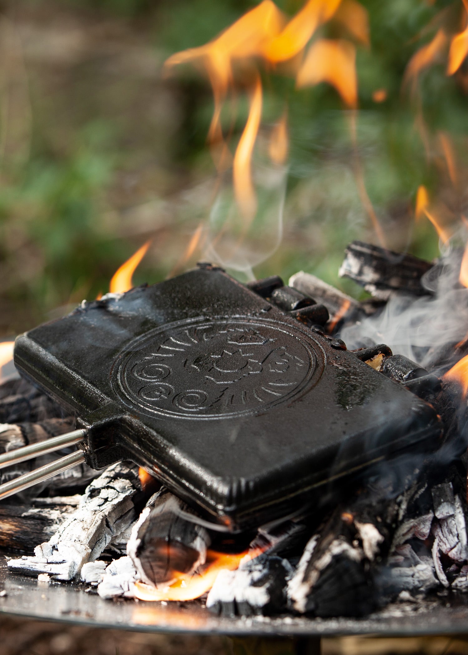 Imagen única de: Gofrera Petromax Con Mango Largo