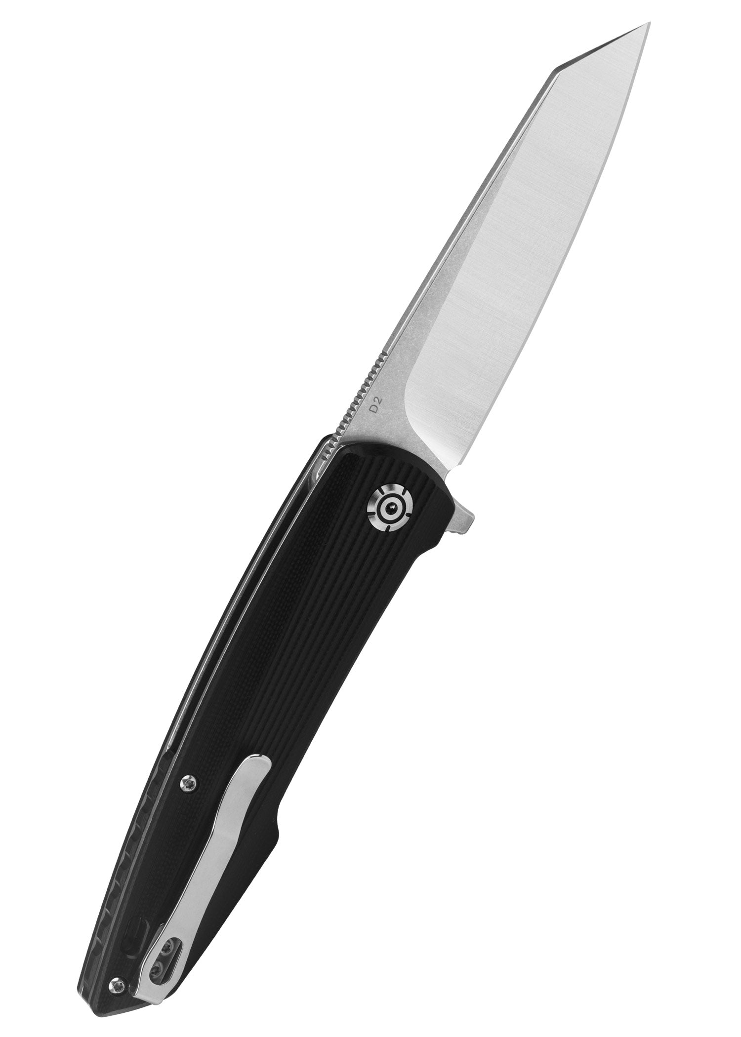 Imagen única de: Navaja Phoenix, Hoja Satinada Lavada A La Piedra, Mango G10 Negro