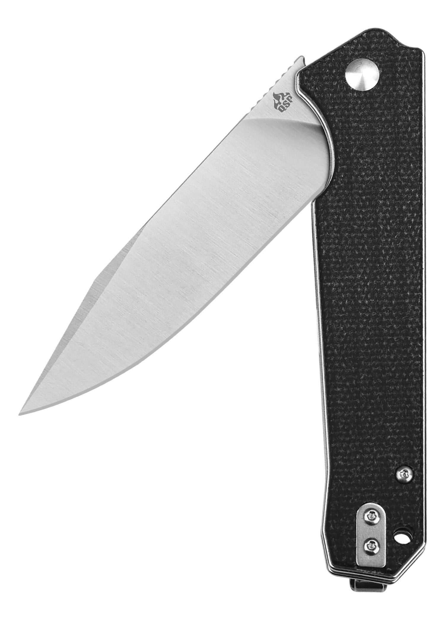 Imagen única de: Navaja Mamba V2, Hoja Satinada, Mango De Micarta Negra