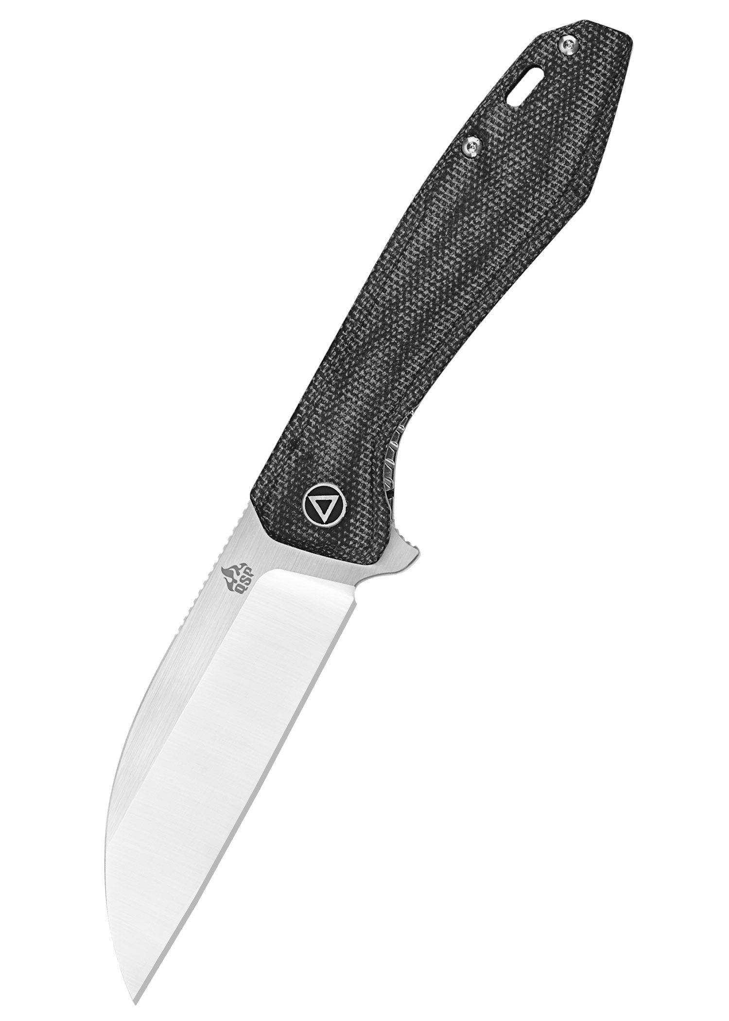 Imagen única de: Navaja Pelican, Hoja Satinada, Mango De Micarta Negra