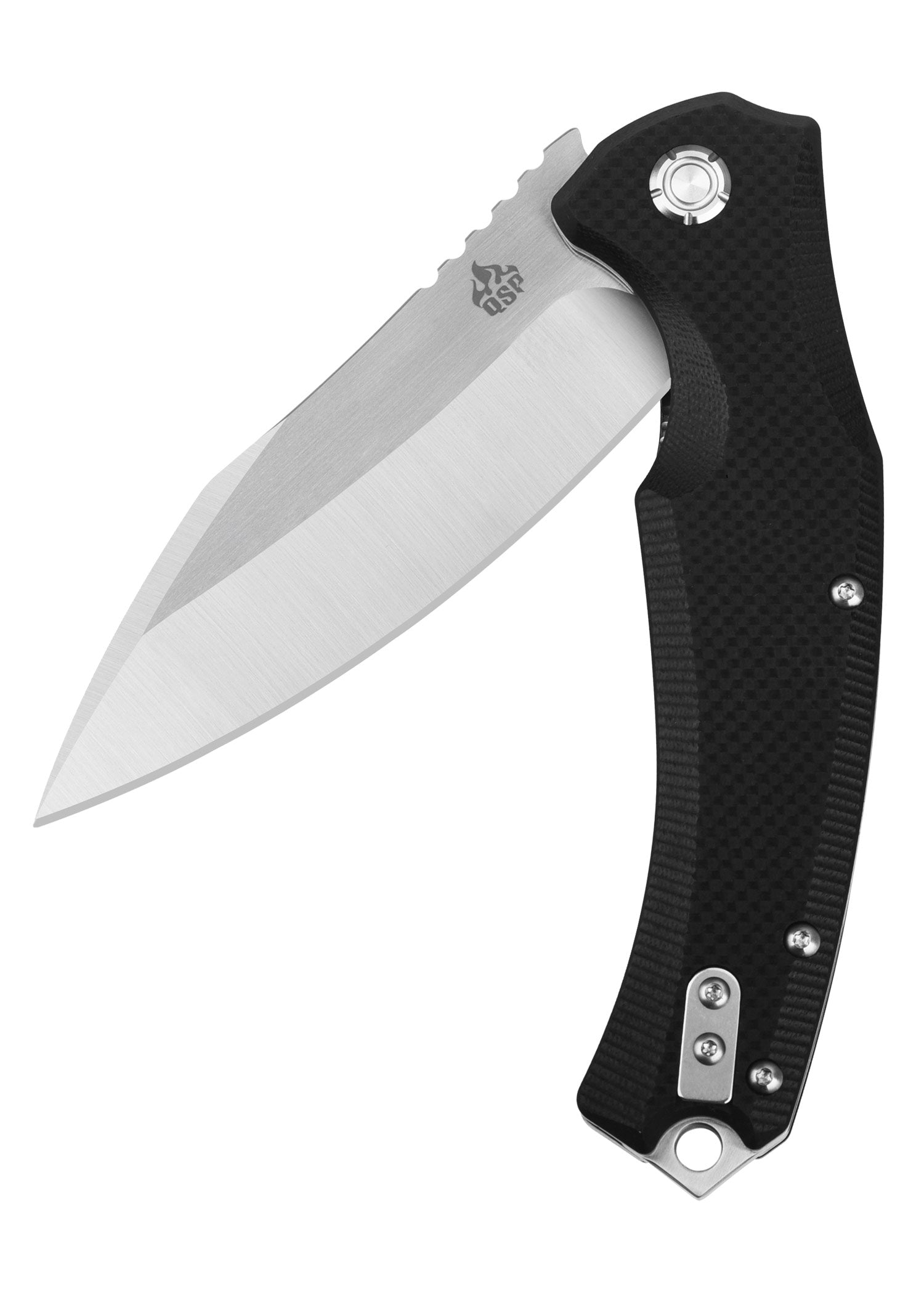 Imagen única de: Navaja De Bolsillo Snipe, Hoja Satinada, Mango G10 Negro