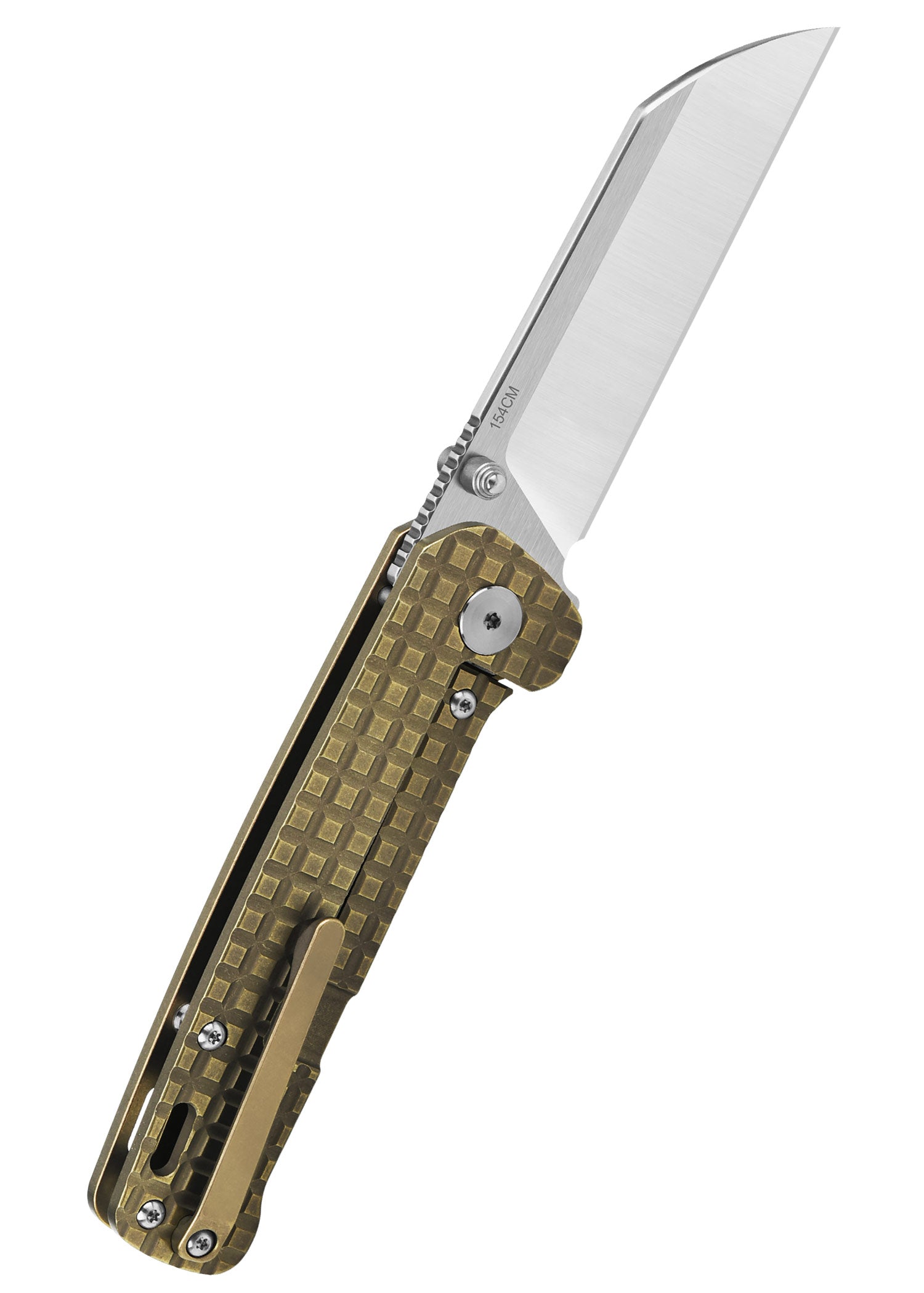 Imagen única de: Navaja Penguin, Hoja Satinada Bicolor, Mango De Titanio Bronce