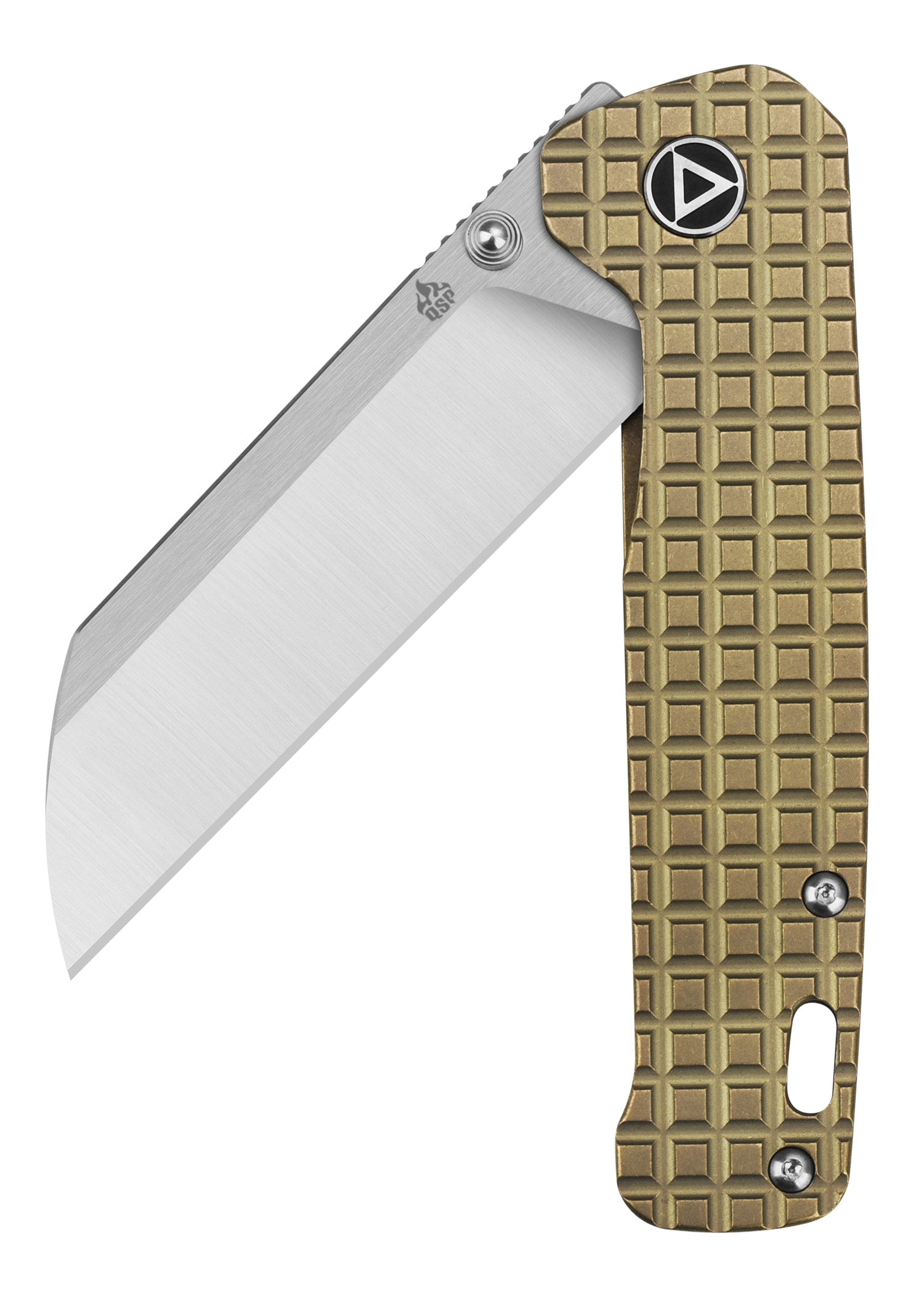 Imagen única de: Navaja Penguin, Hoja Satinada Bicolor, Mango De Titanio Bronce