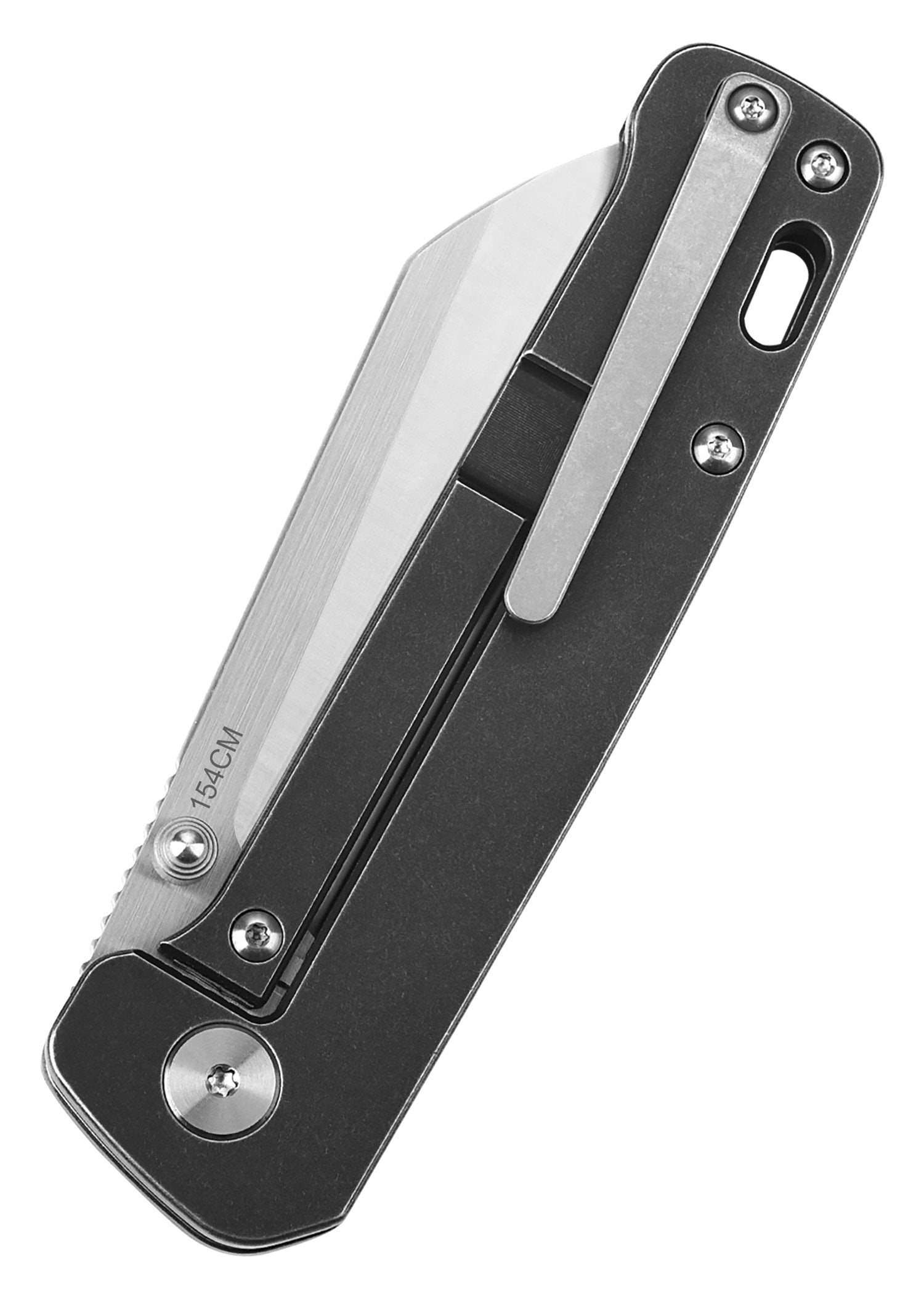 Imagen única de: Navaja Penguin, Hoja Satinada 154Cm, Mango Negro Lavado A La Piedra