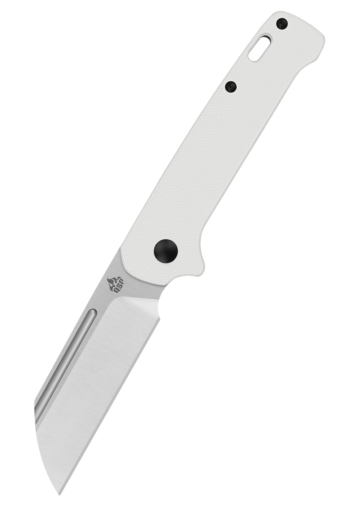 Imagen única de: Navaja De Bolsillo Qsp Penguin Slip Joint Mango G10, Blanca