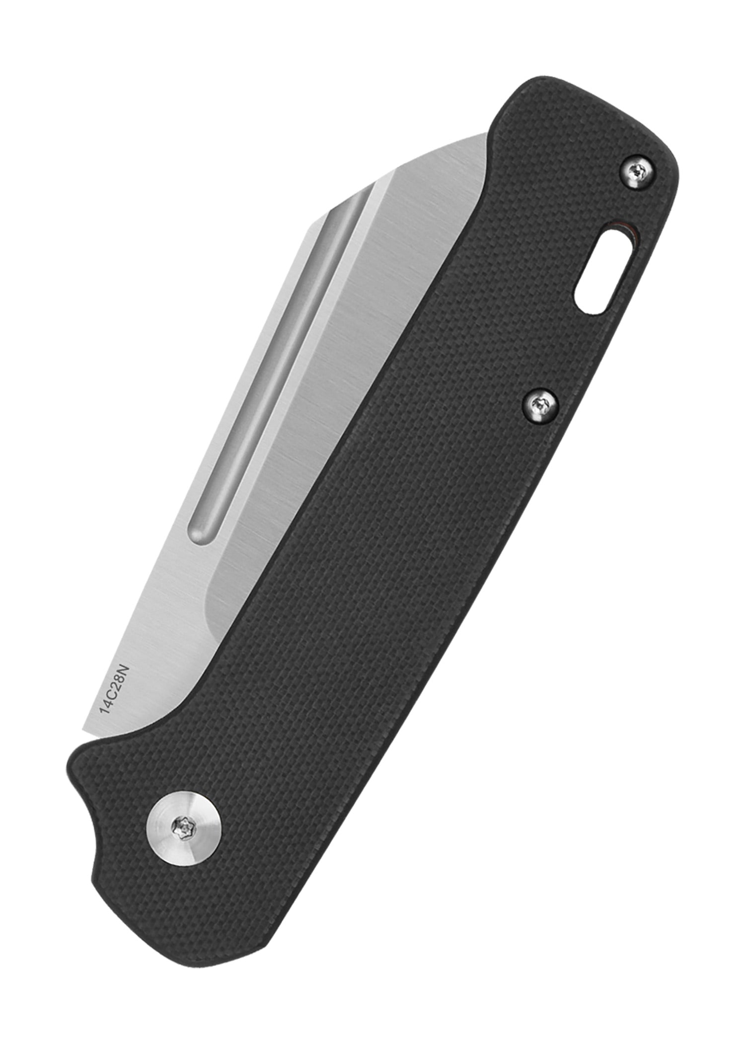 Imagen única de: Navaja De Bolsillo Qsp Penguin Slip Joint, Mango Negro G10