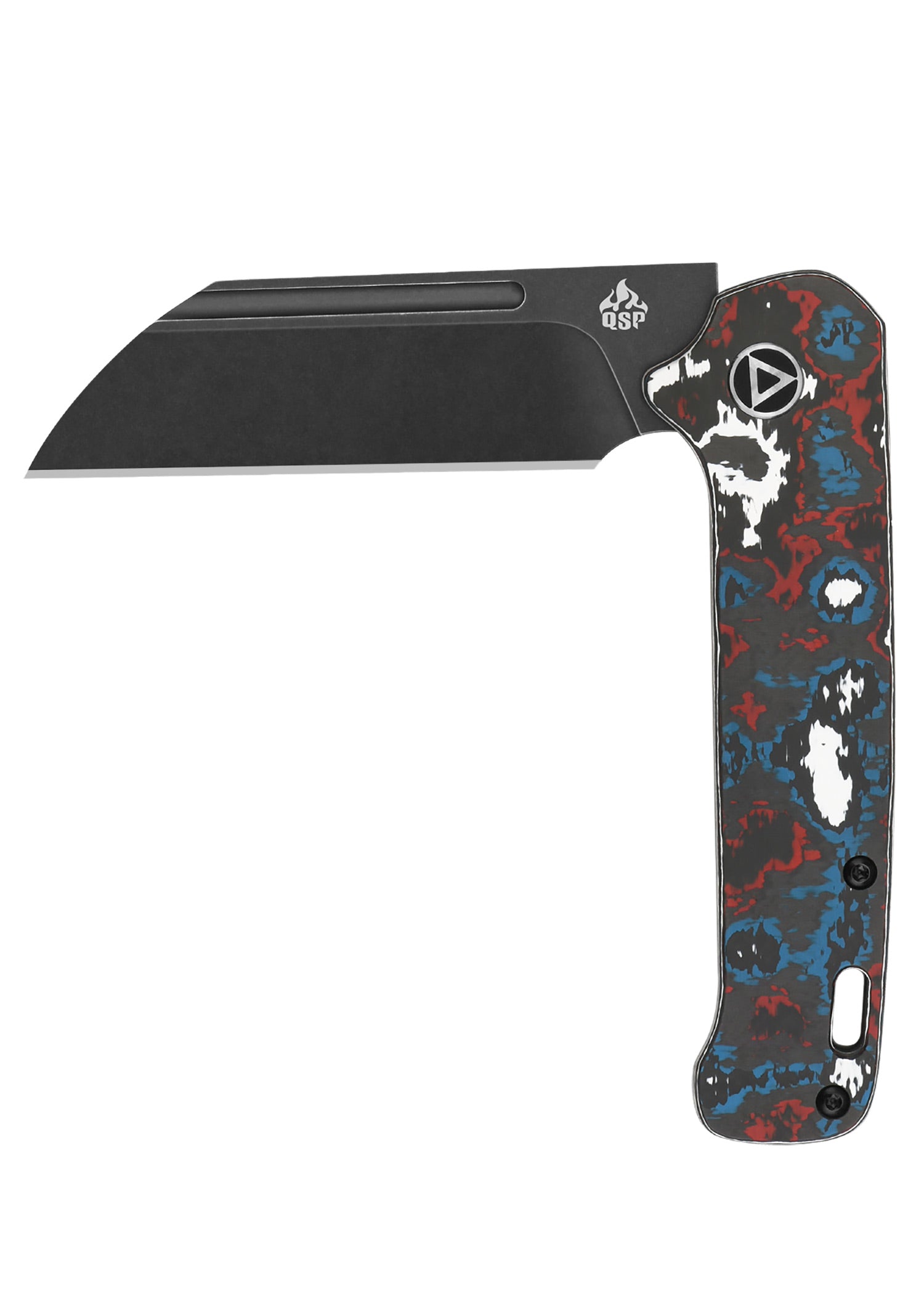 Imagen única de: Navaja De Bolsillo Qsp Penguin Slip Joint, Fat Carbon, Azul, Roja