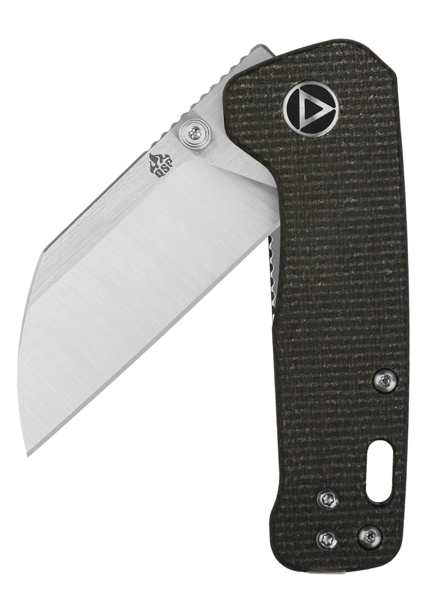 Imagen única de: Navaja Penguin Mini, Hoja Satinada, Mango De Micarta