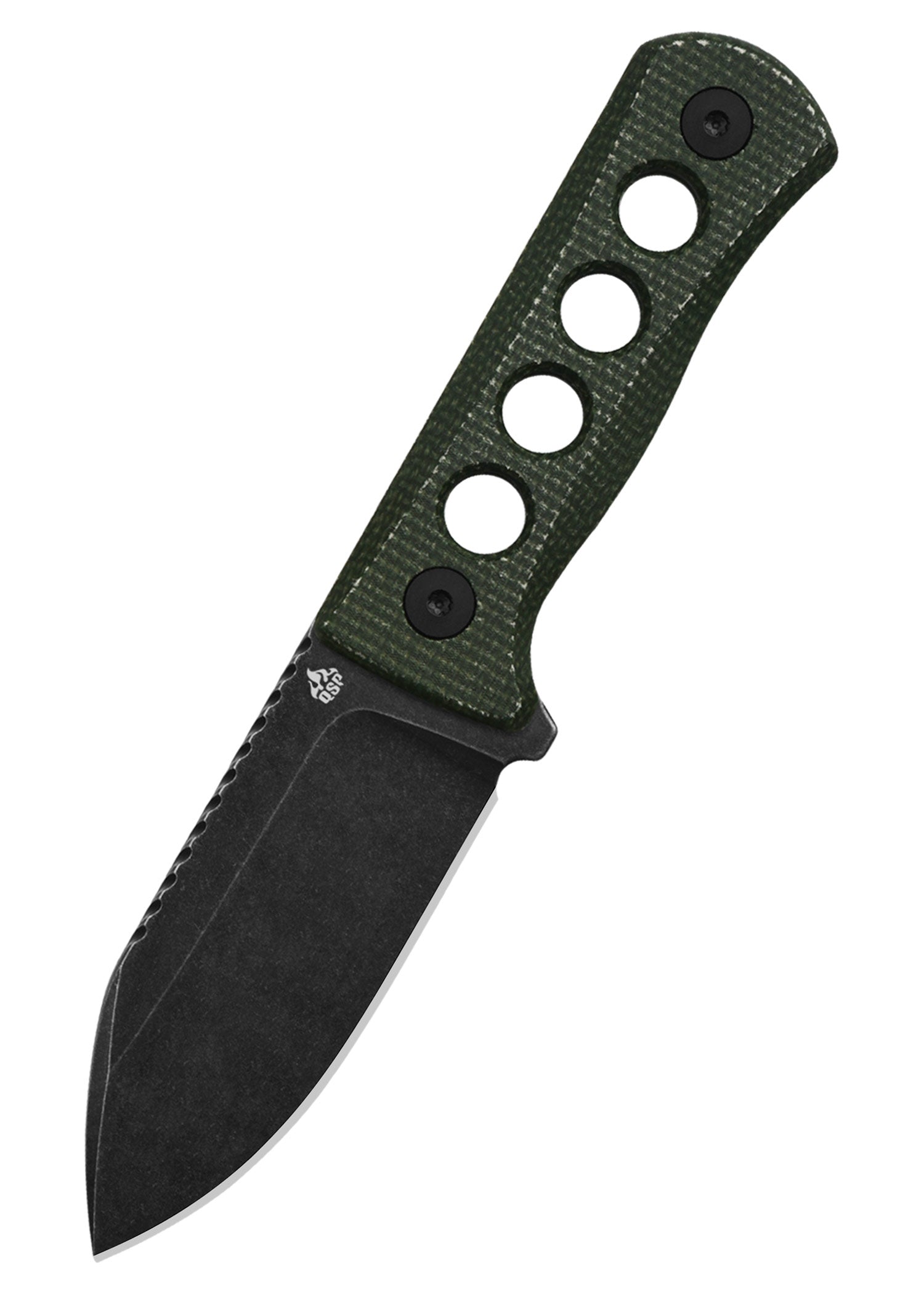 Imagen única de: Navaja Canary, Hoja Lavada A La Piedra Negra, Mango De Micarta Verde