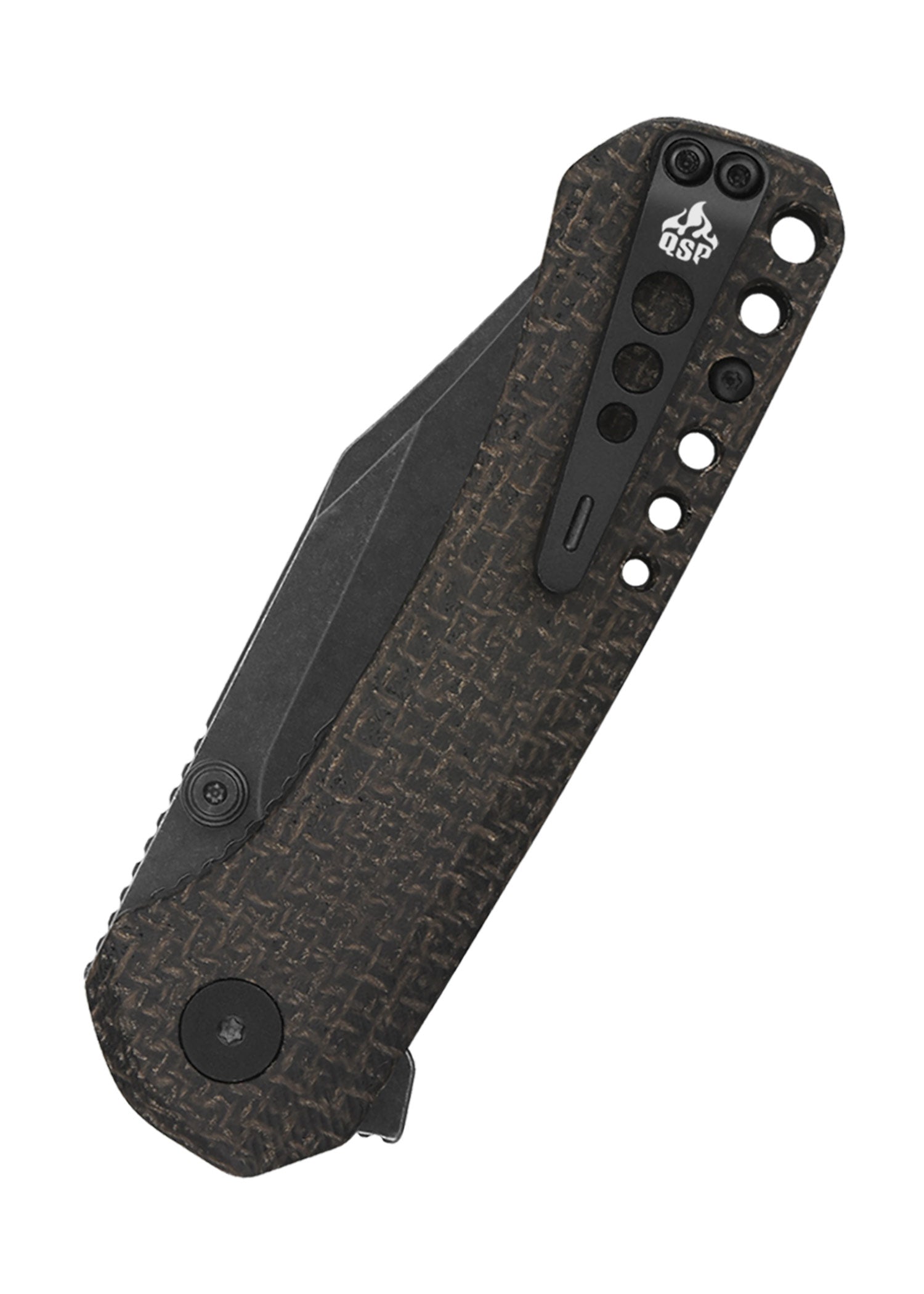 Imagen única de: Navaja Kestrel, Hoja Lavada A La Piedra Negra, Mango De Micarta Marrón