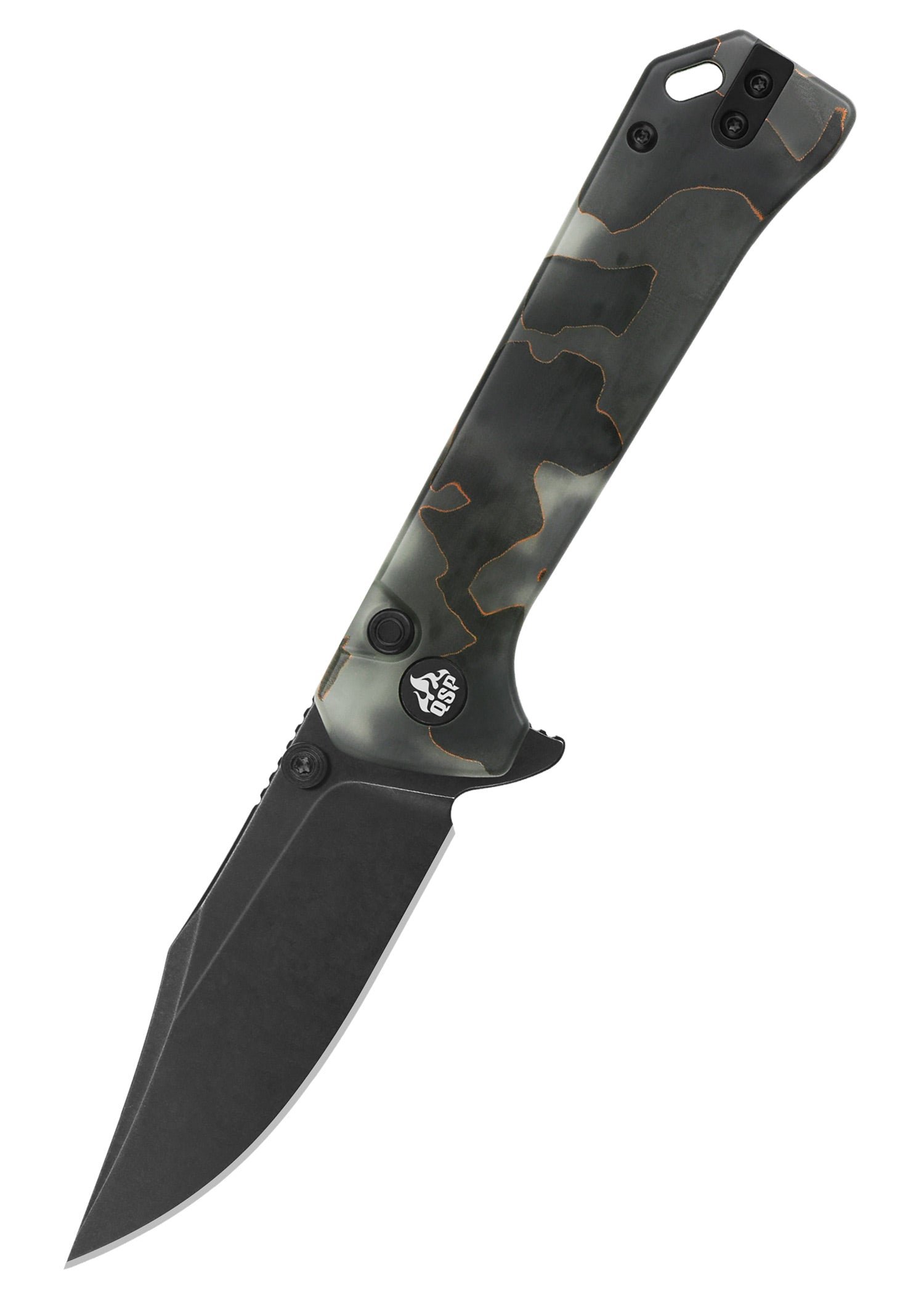 Imagen única de: Navaja Qsp Grebe Button Lock, Mango De Resina Raffir