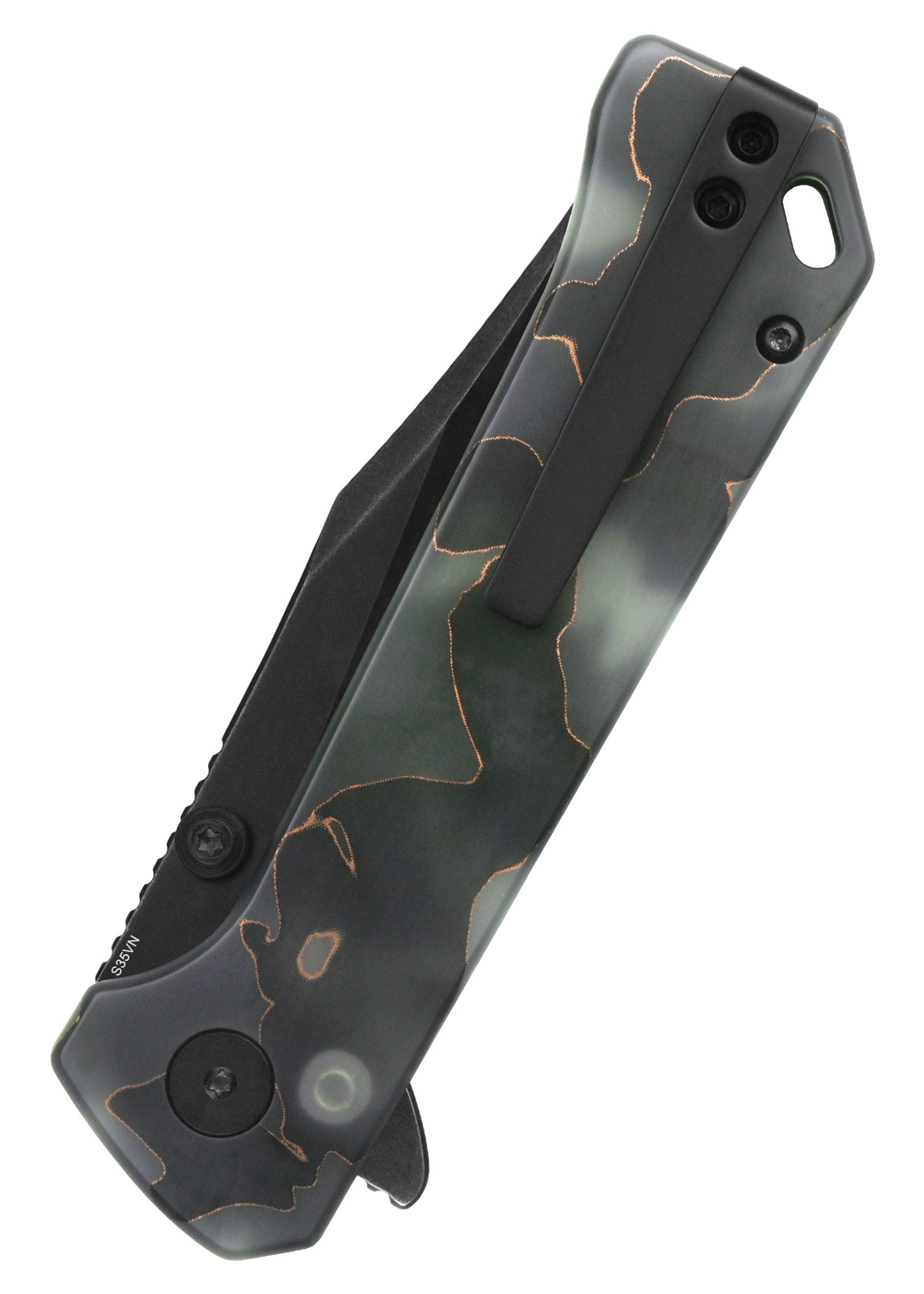 Imagen única de: Navaja Qsp Grebe Button Lock, Mango De Resina Raffir