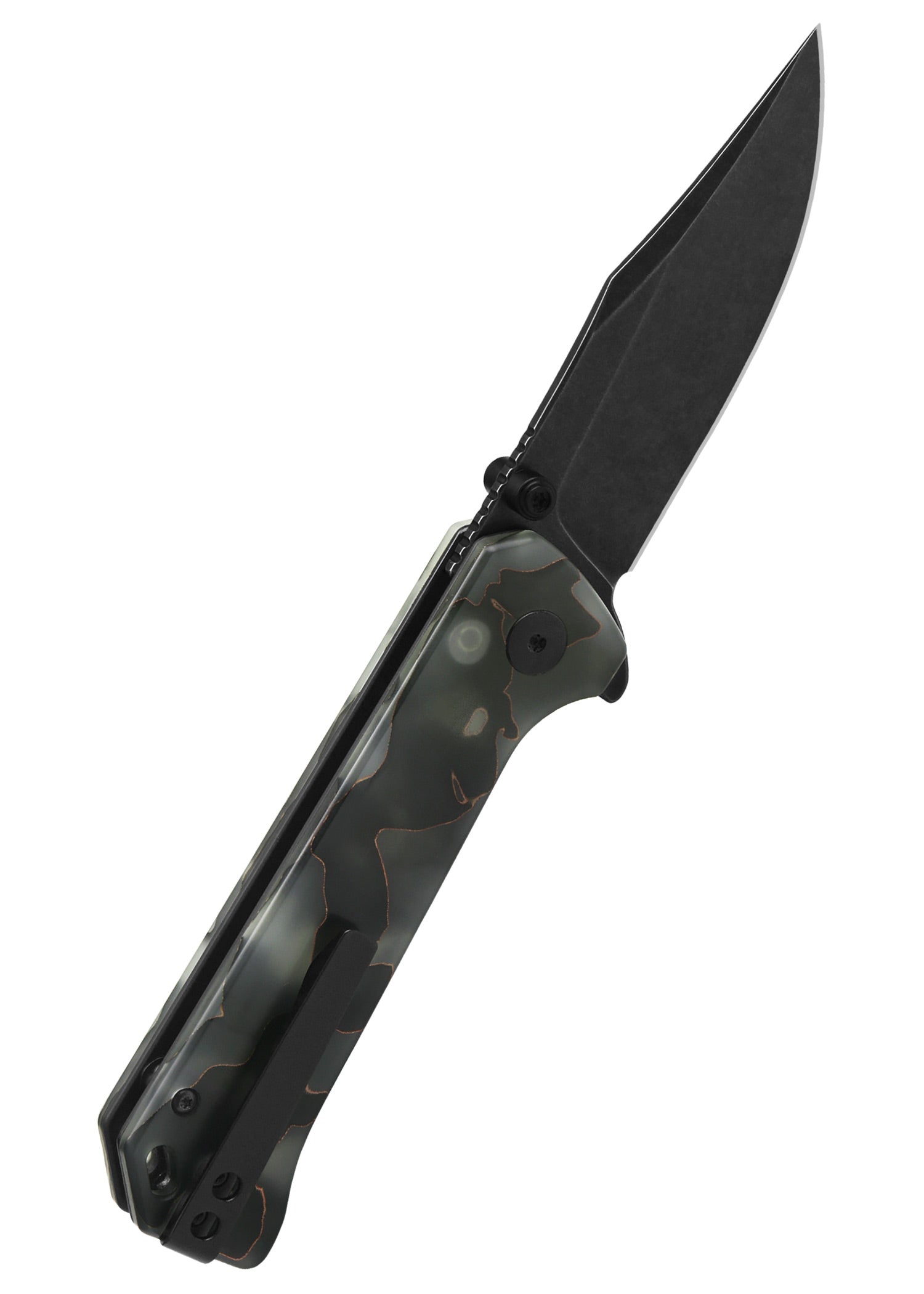 Imagen única de: Navaja Qsp Grebe Button Lock, Mango De Resina Raffir