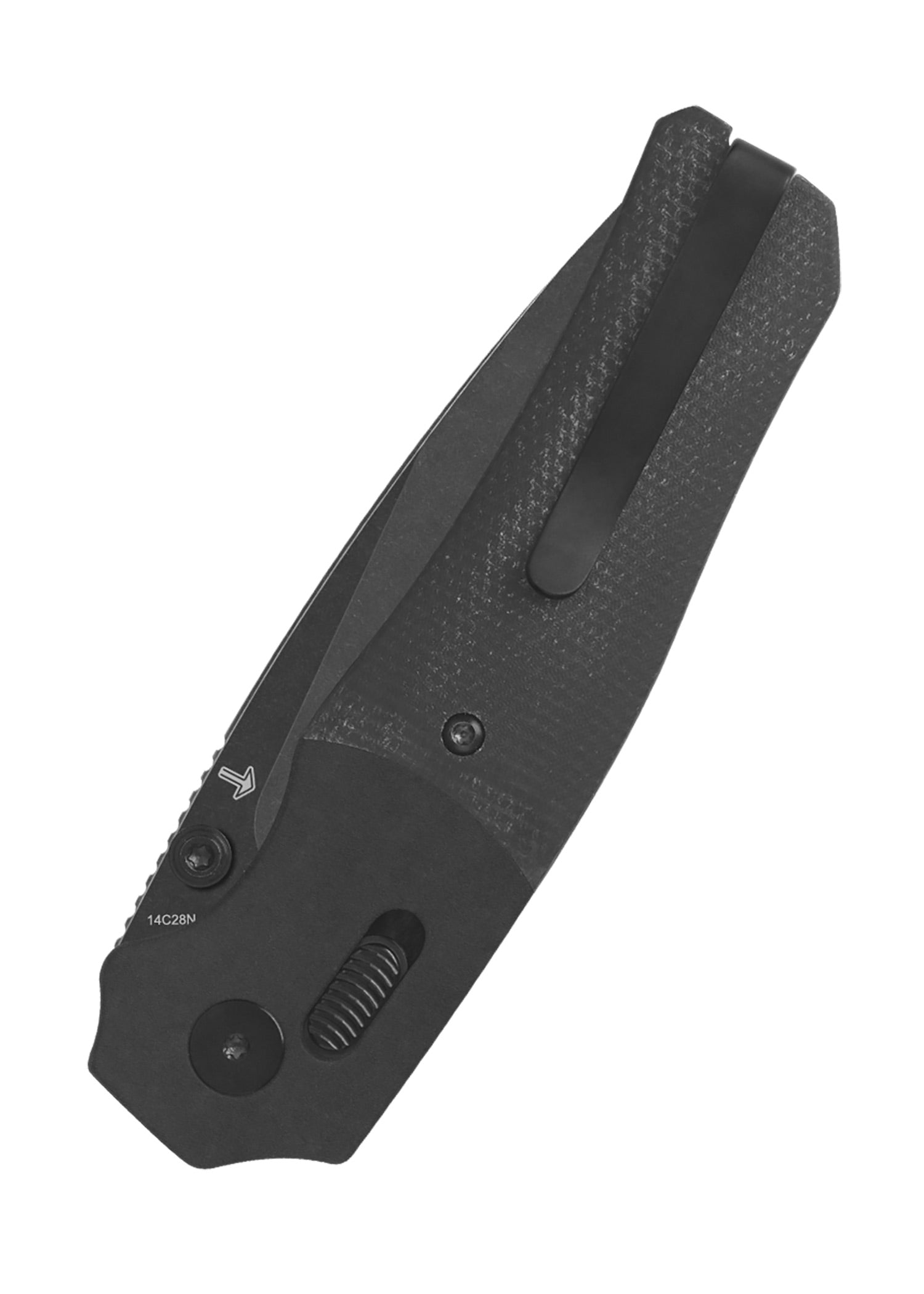 Imagen única de: Qsp Vault Negro Lavado A La Piedra, Navaja De Bolsillo