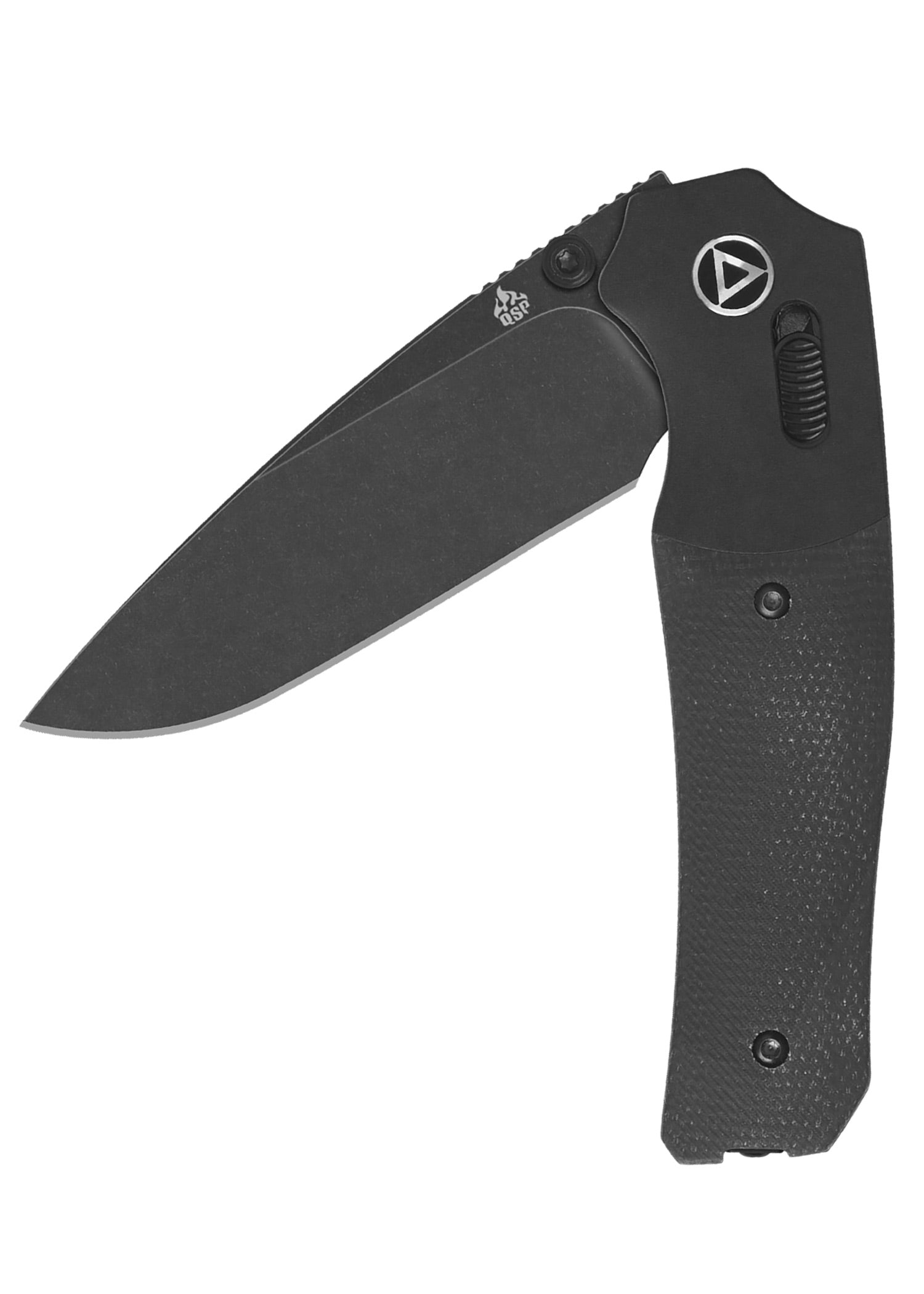 Imagen única de: Qsp Vault Negro Lavado A La Piedra, Navaja De Bolsillo