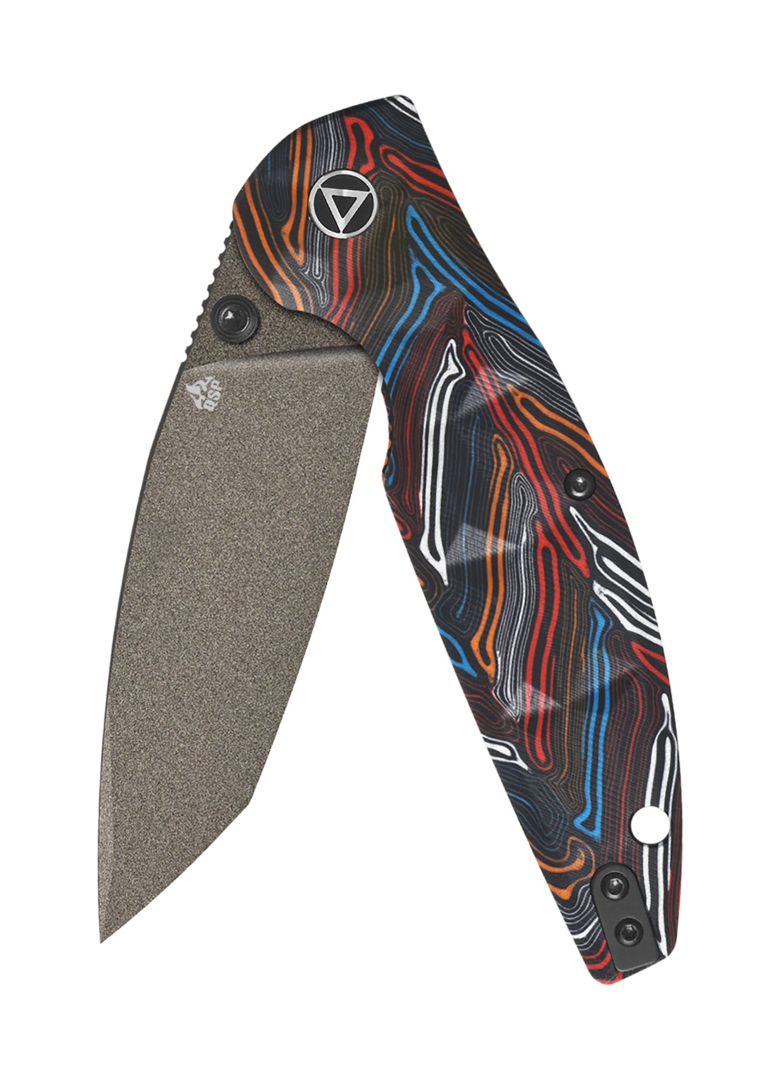Imagen única de: Qsp Turtle Punk, Recubrimiento Cerámico, Colorido, Navaja De Bolsillo
