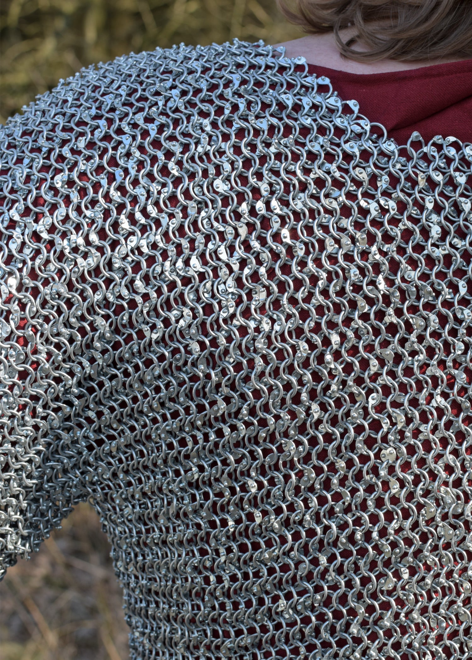 Imagen única de: Cota De Malla Haubergeon, Remachada, Id 9 Mm, Galvanizada