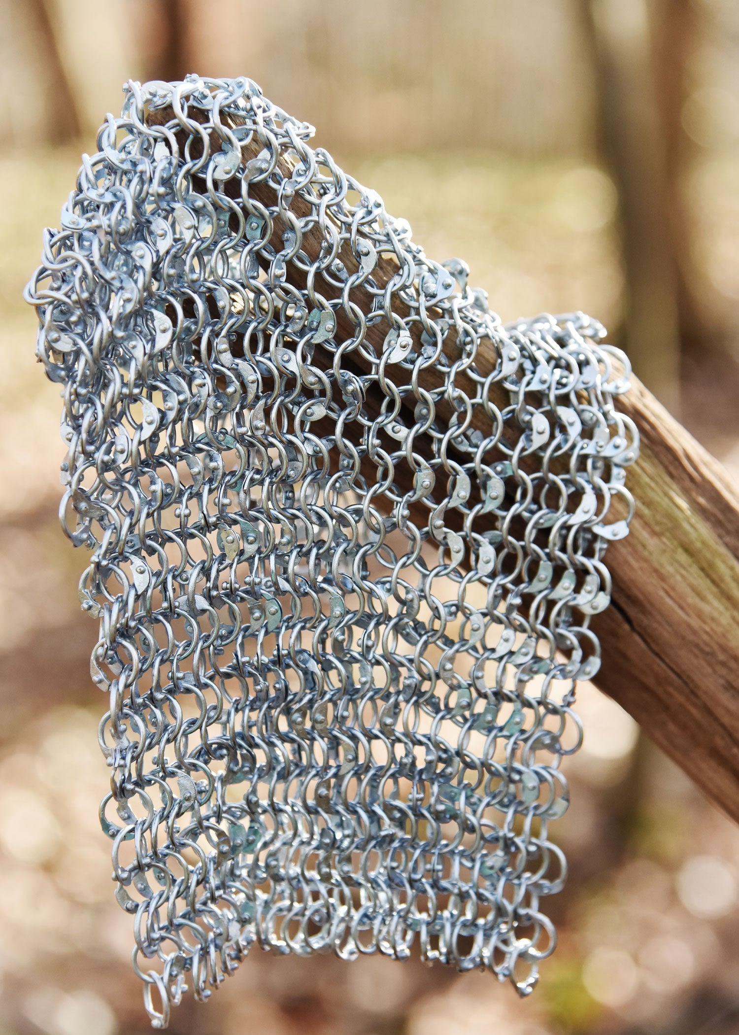 Imagen única de: Pieza De Cadena Rrz9 20 X 20 Cm, Remachada, Id9 Mm, Galvanizada