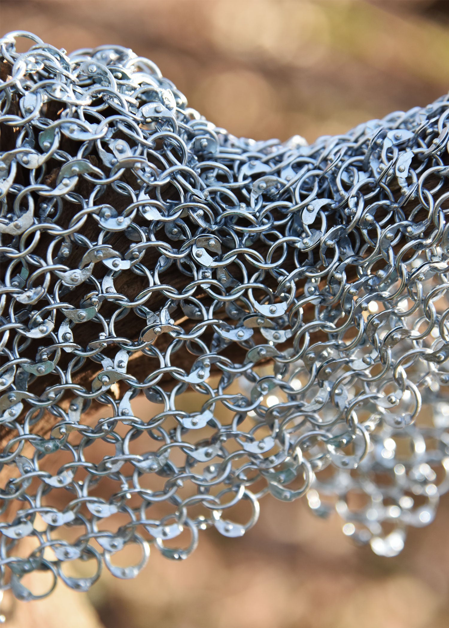 Imagen única de: Pieza De Cadena Rrz9 20 X 20 Cm, Remachada, Id9 Mm, Galvanizada