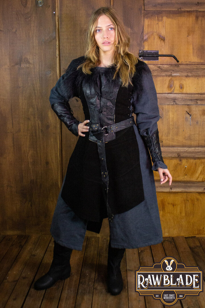 Imagen única de: Jubón De Cuero Mujer Cuervo