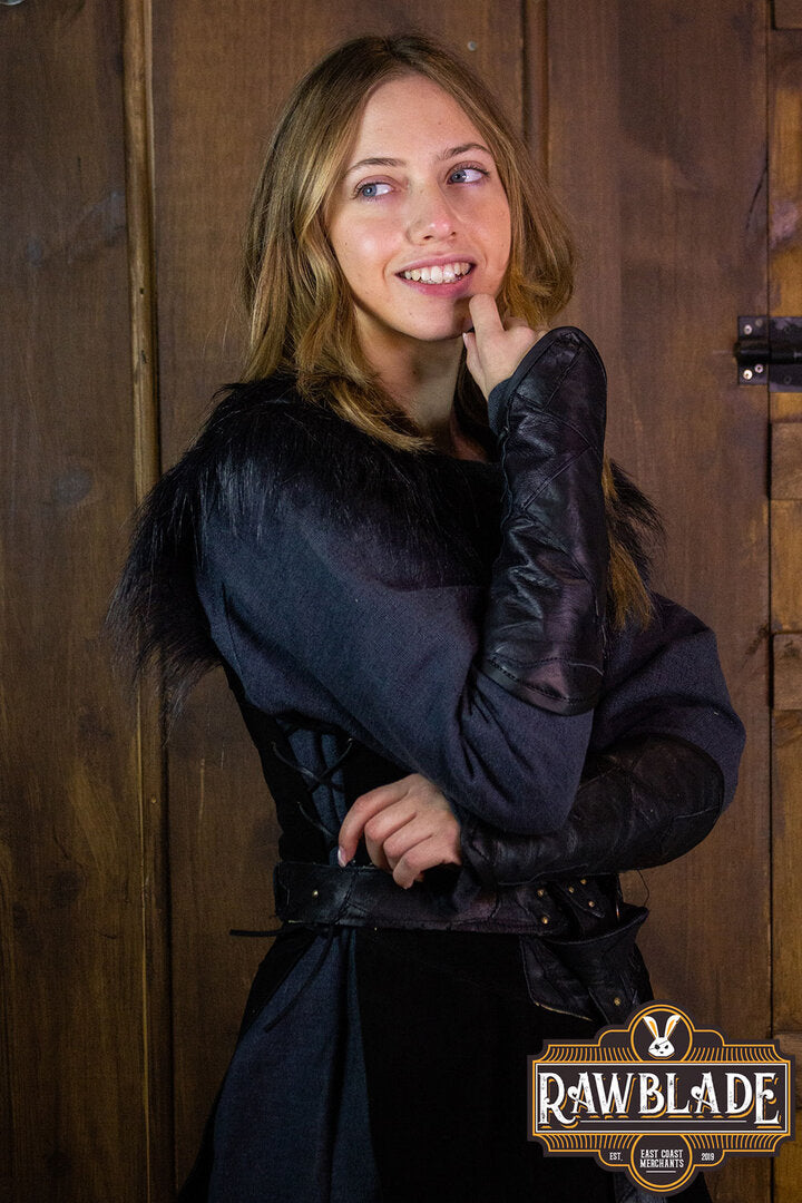 Imagen única de: Jubón De Cuero Mujer Cuervo