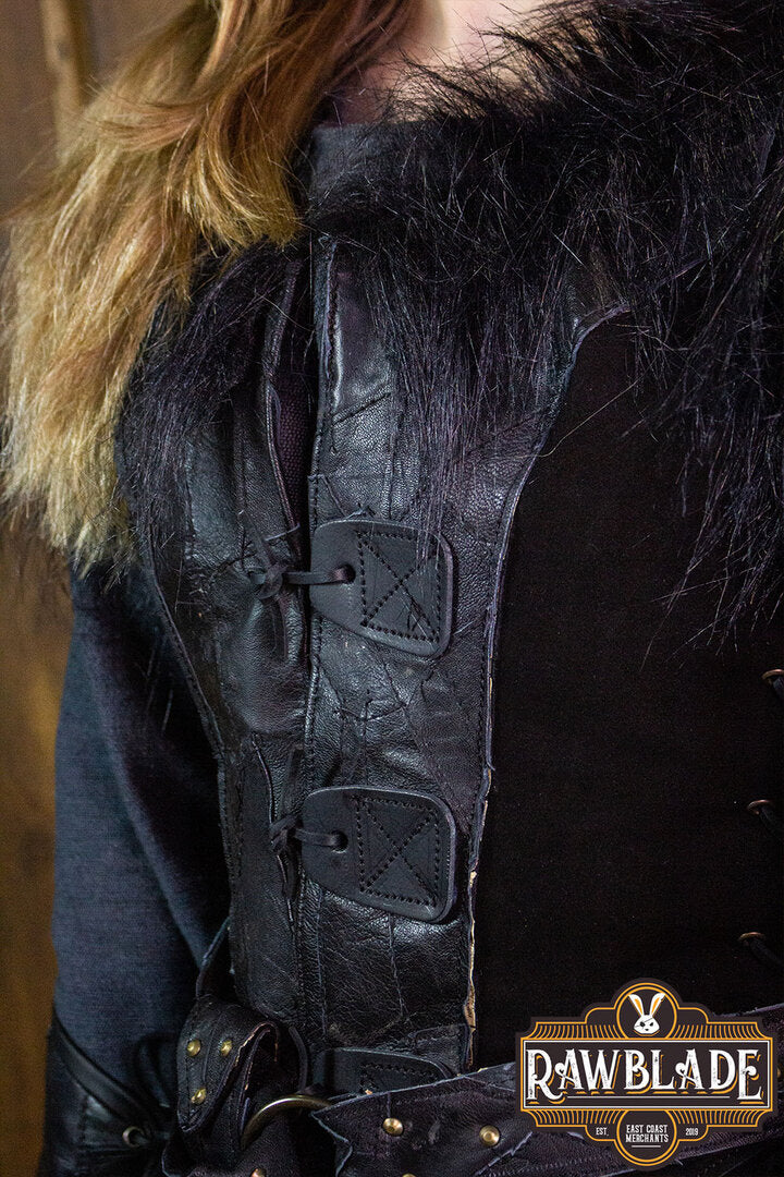 Imagen única de: Jubón De Cuero Mujer Cuervo