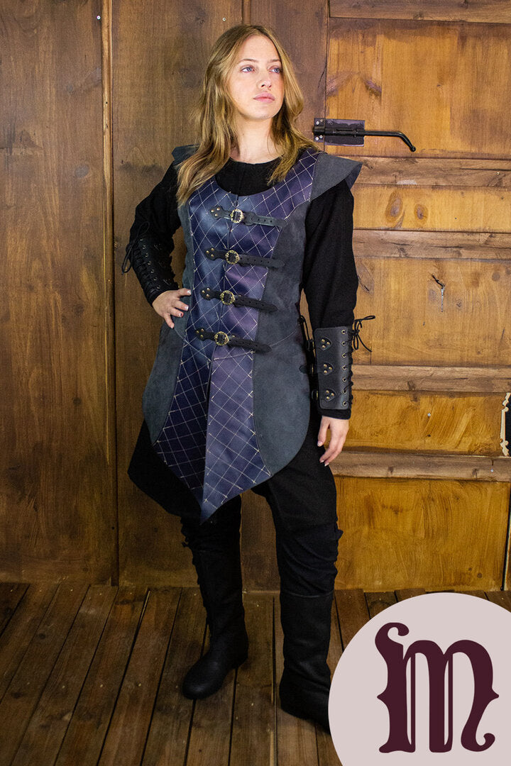 Imagen única de: Jerkin Largo De Cuero Highland