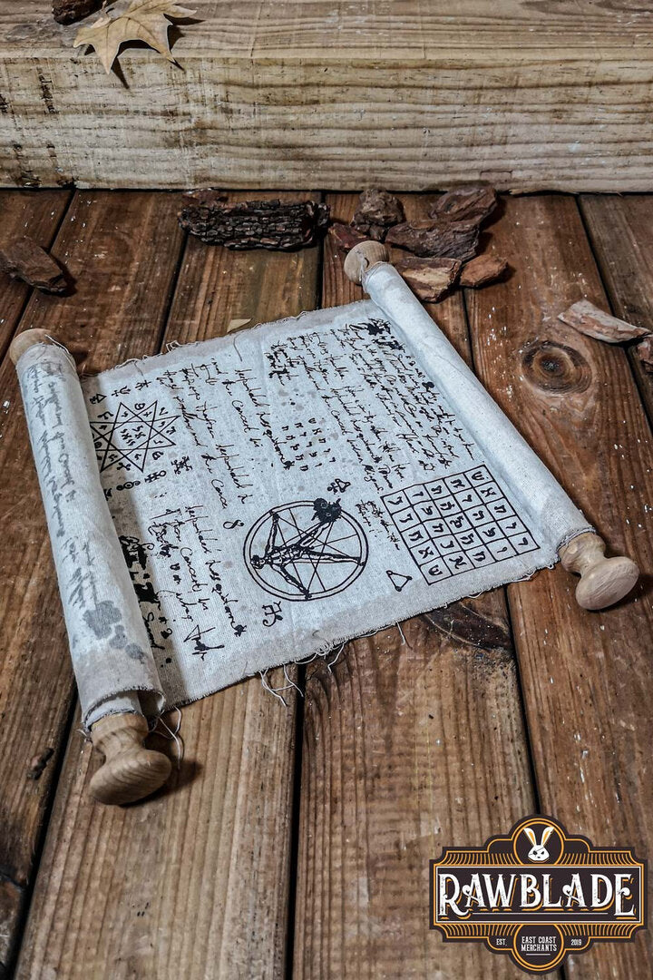 Imagen única de: Pergamino De Witcher Con Correa De Cuero