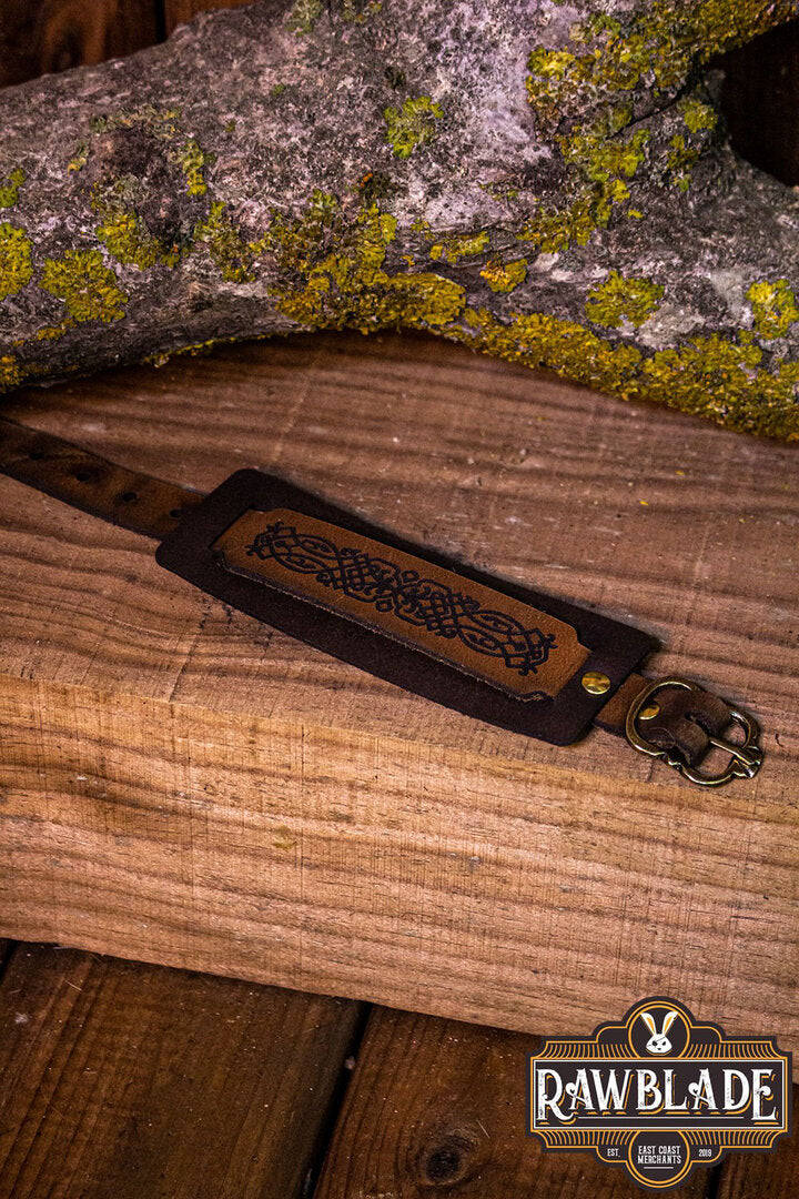 Imagen única de: Pulsera De Cuero Beleriand