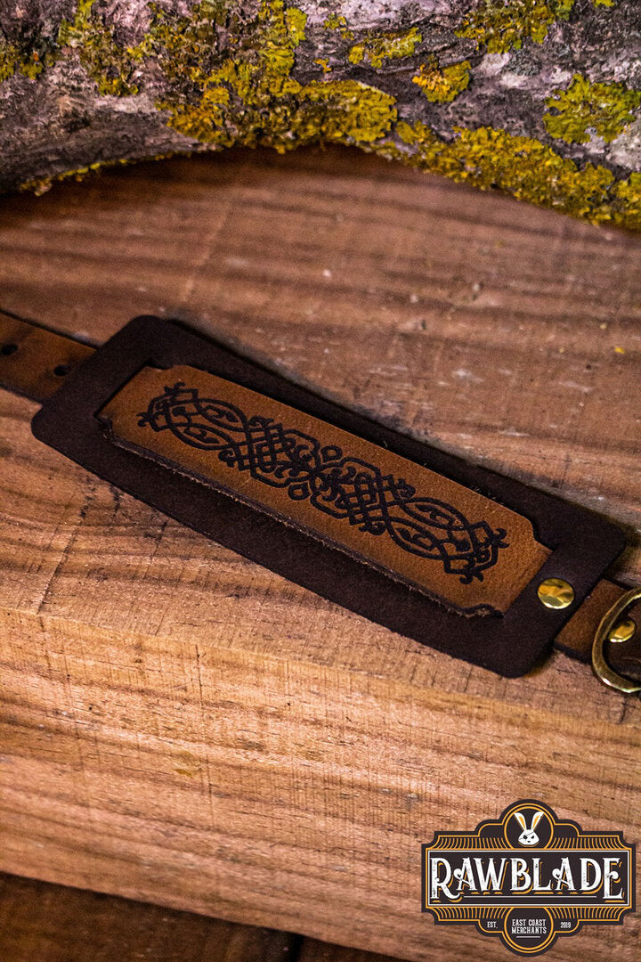 Imagen única de: Pulsera De Cuero Beleriand