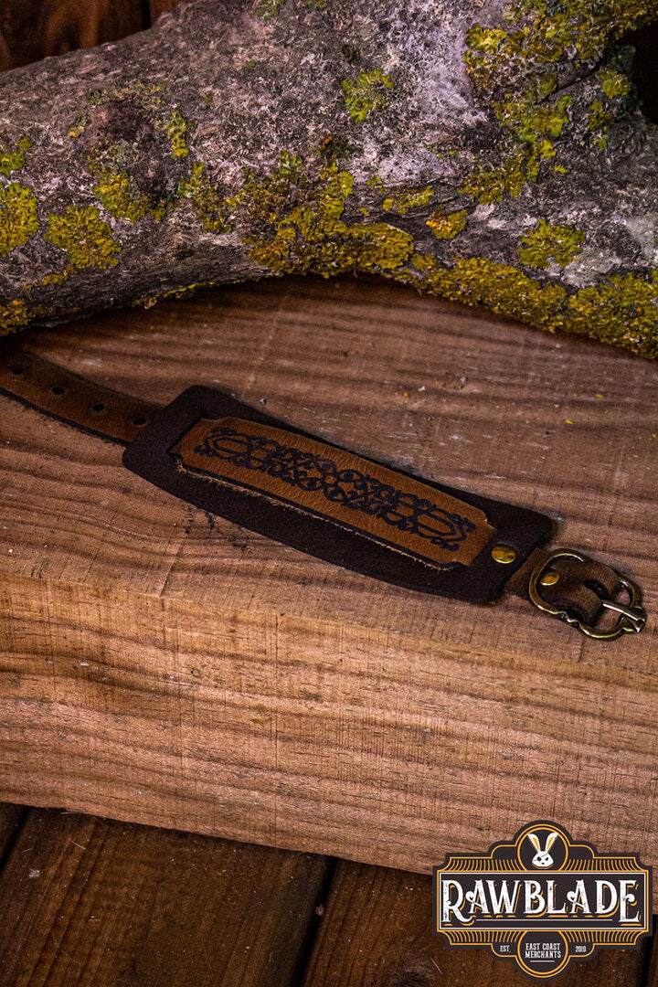 Imagen única de: Pulsera De Cuero Elbereth