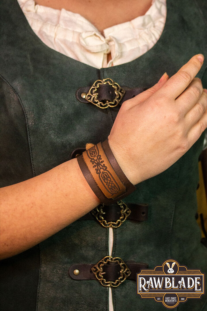 Imagen única de: Pulsera De Cuero Feanor