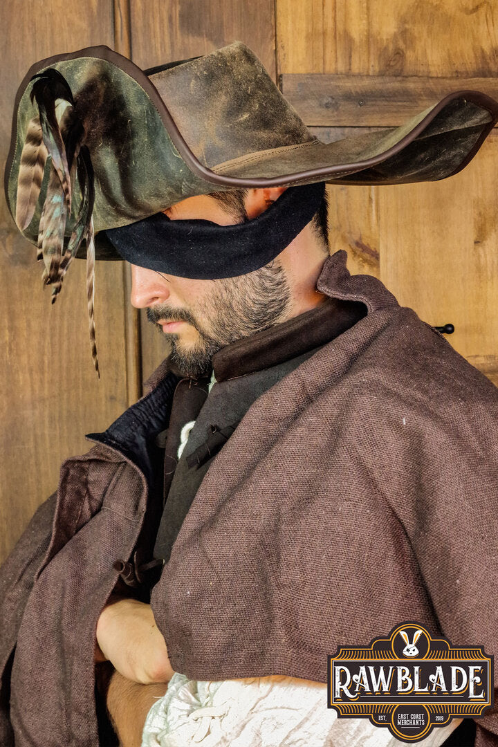 Imagen única de: Sombrero De Capitán Teague Con Plumas