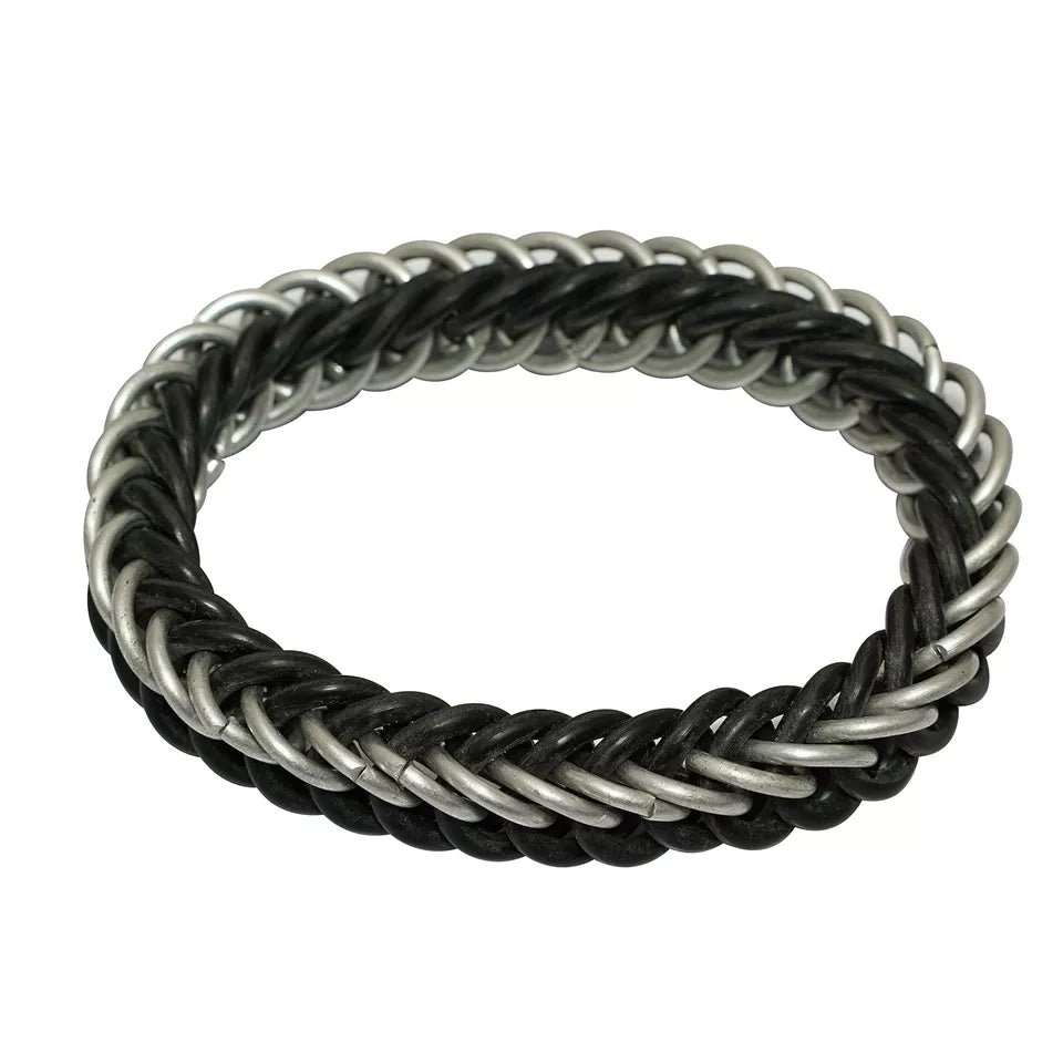 Imagen única de: Pulsera Elástica de Cota de Malla Medio Persa