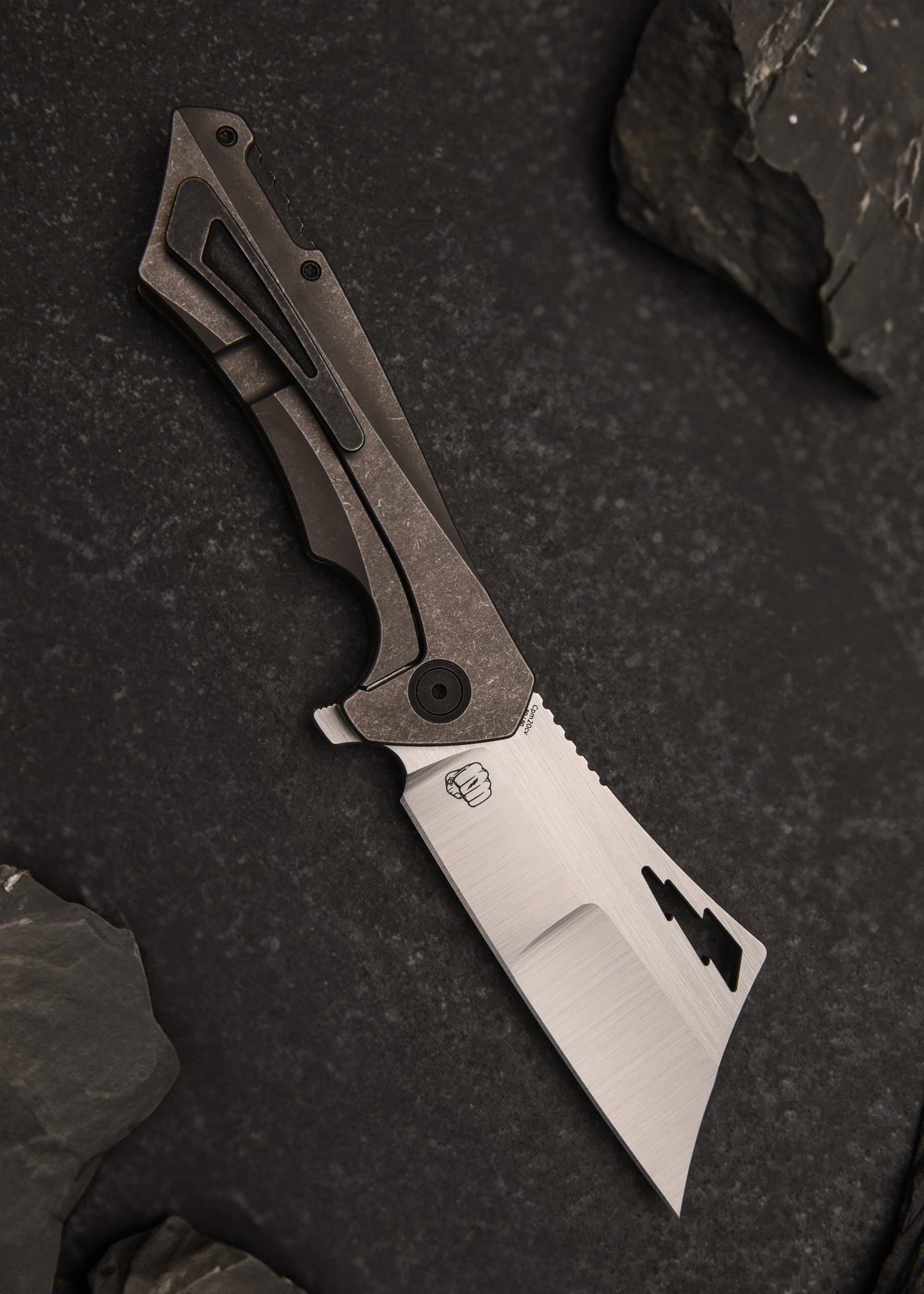 Imagen única de: Navaja Nemley Cleaver, Exclusiva, Satin Gentleman