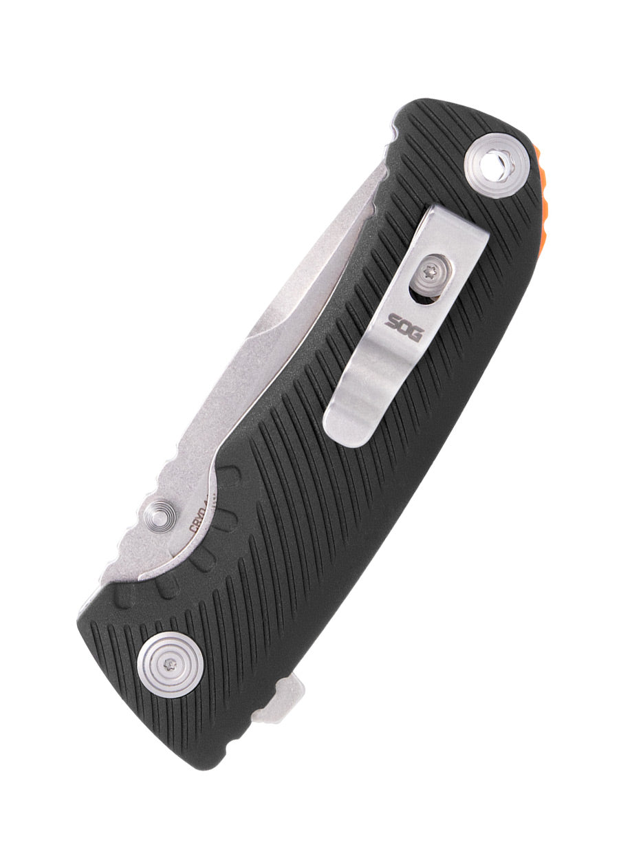 Imagen única de: Sog Tellus Atk - Negro + Naranja Blaze, Navaja De Bolsillo