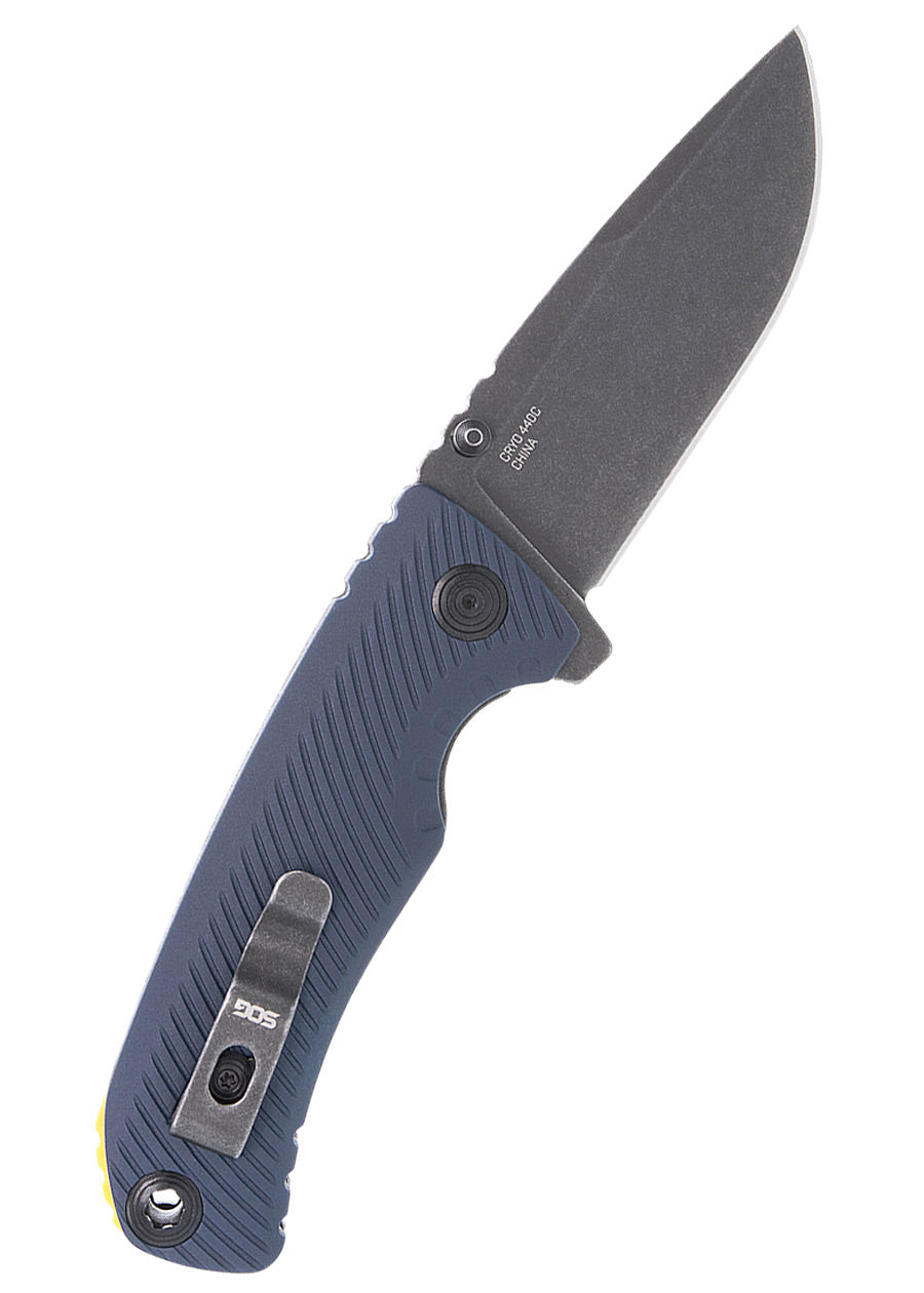 Imagen única de: Sog Tellus Atk - Tinta De Calamar + Amarillo, Navaja De Bolsillo