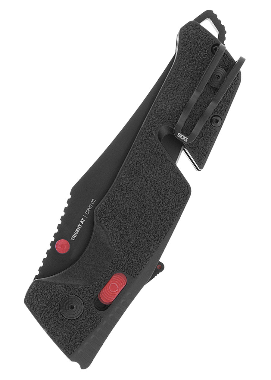 Imagen única de: Navaja Trident At - Negra Y Roja, Sog