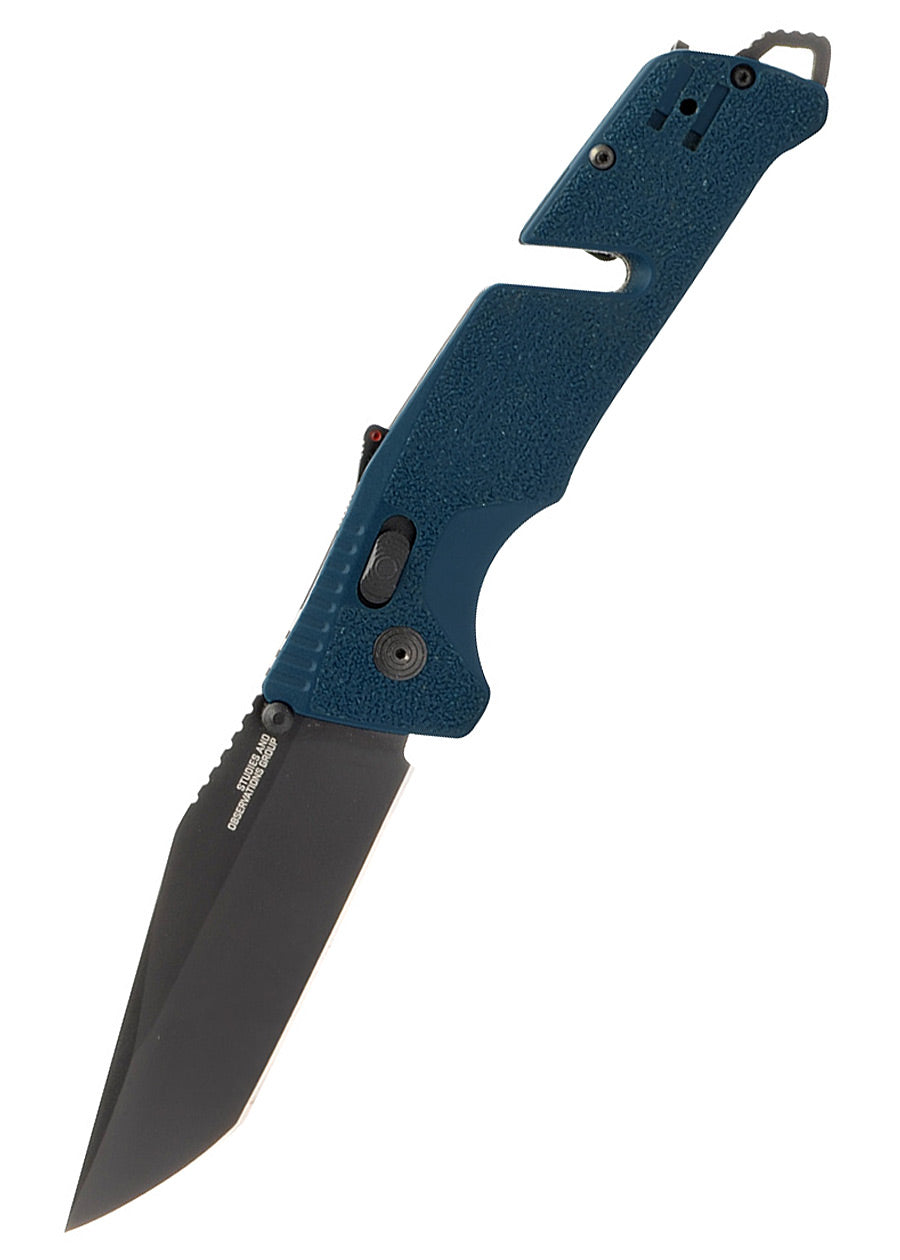 Imagen única de: Sog Trident At - Uniforme Azul - Tanto, Navaja De Bolsillo