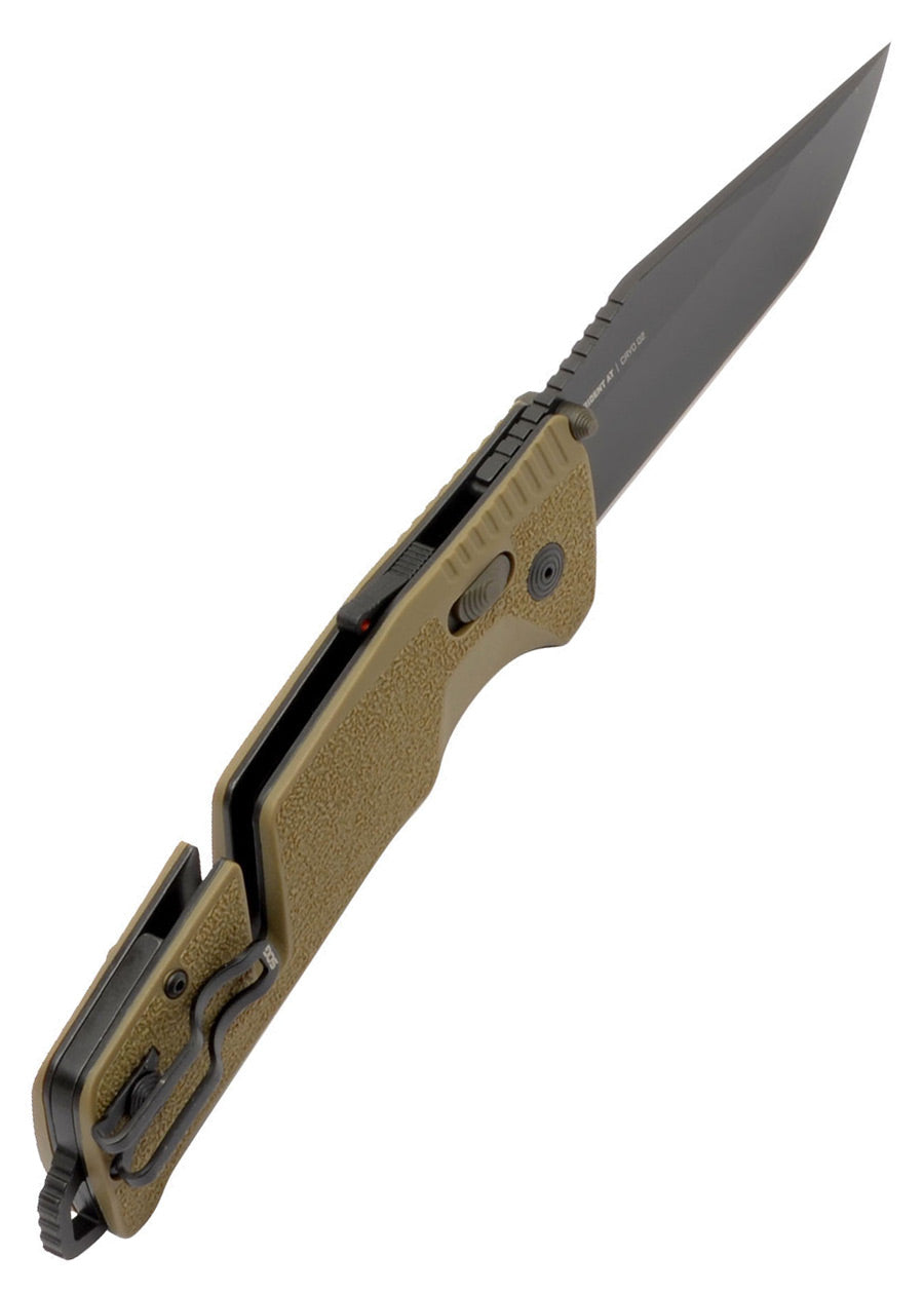 Imagen única de: Sog Trident At - Flat Dark Earth - Tanto, Navaja De Bolsillo