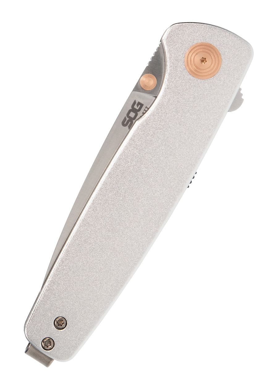 Imagen única de: Sog Twitch Iii - Satinado + Oro Rosa, Navaja De Bolsillo