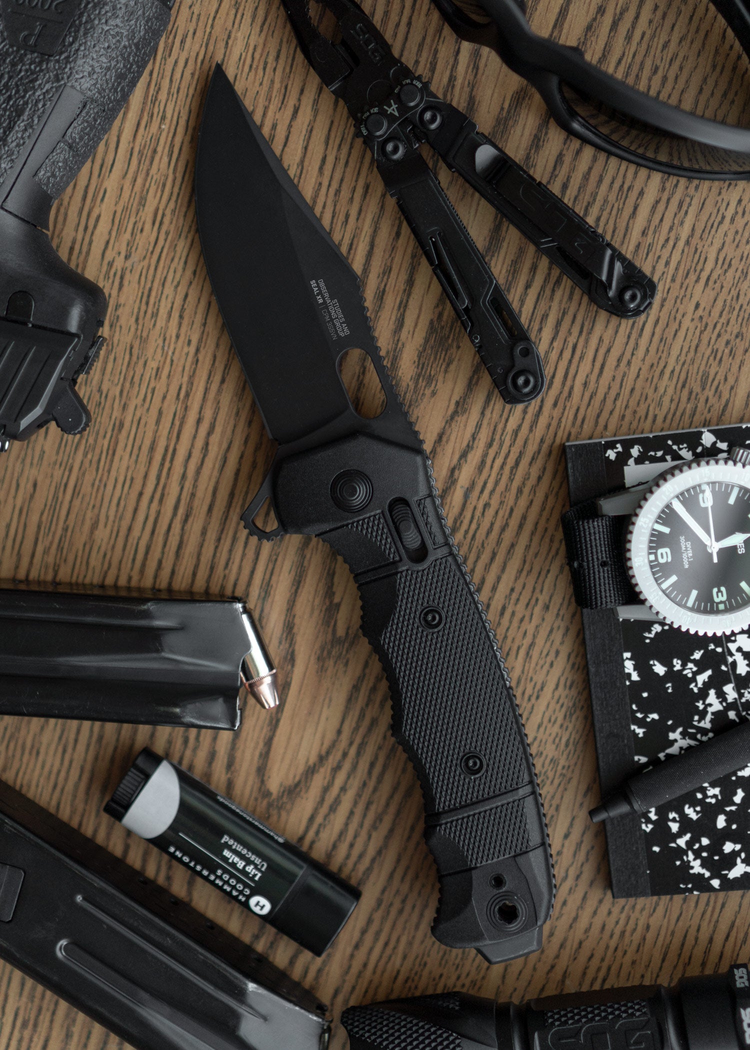 Imagen única de: Navaja De Bolsillo Seal Xr, Fabricada En Ee. Uu., Sog