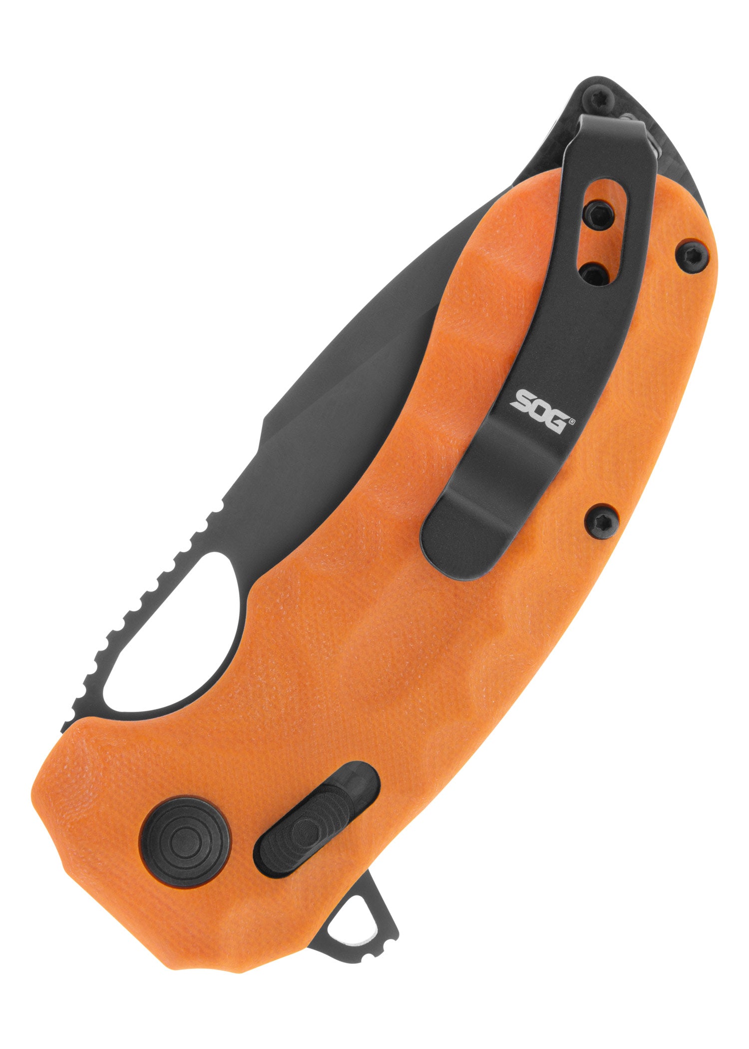 Imagen única de: Navaja Kiku Xr Lte - Naranja G10 + Carbono, Sog