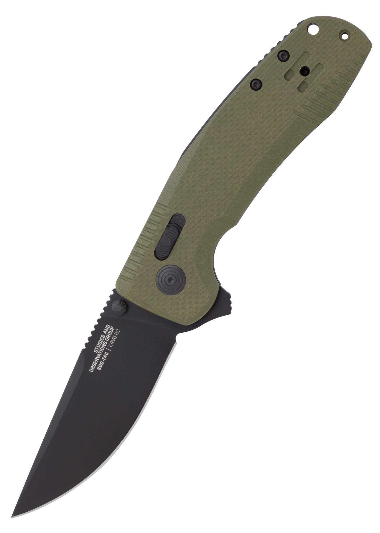 Imagen única de: Navaja De Bolsillo Sog-tac Xr Od Verde