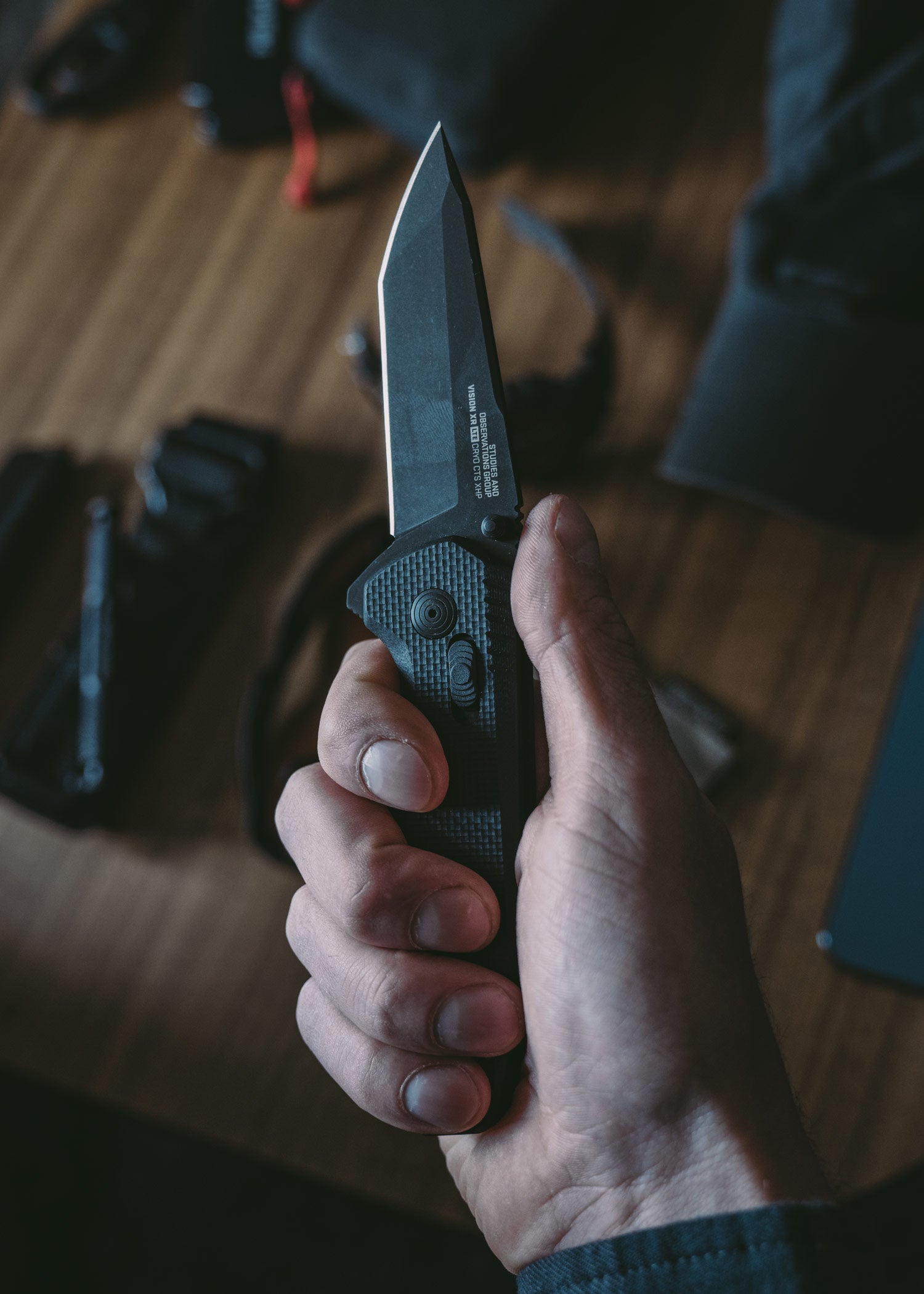 Imagen única de: Navaja Vision Xr Lte - Negra, Sog